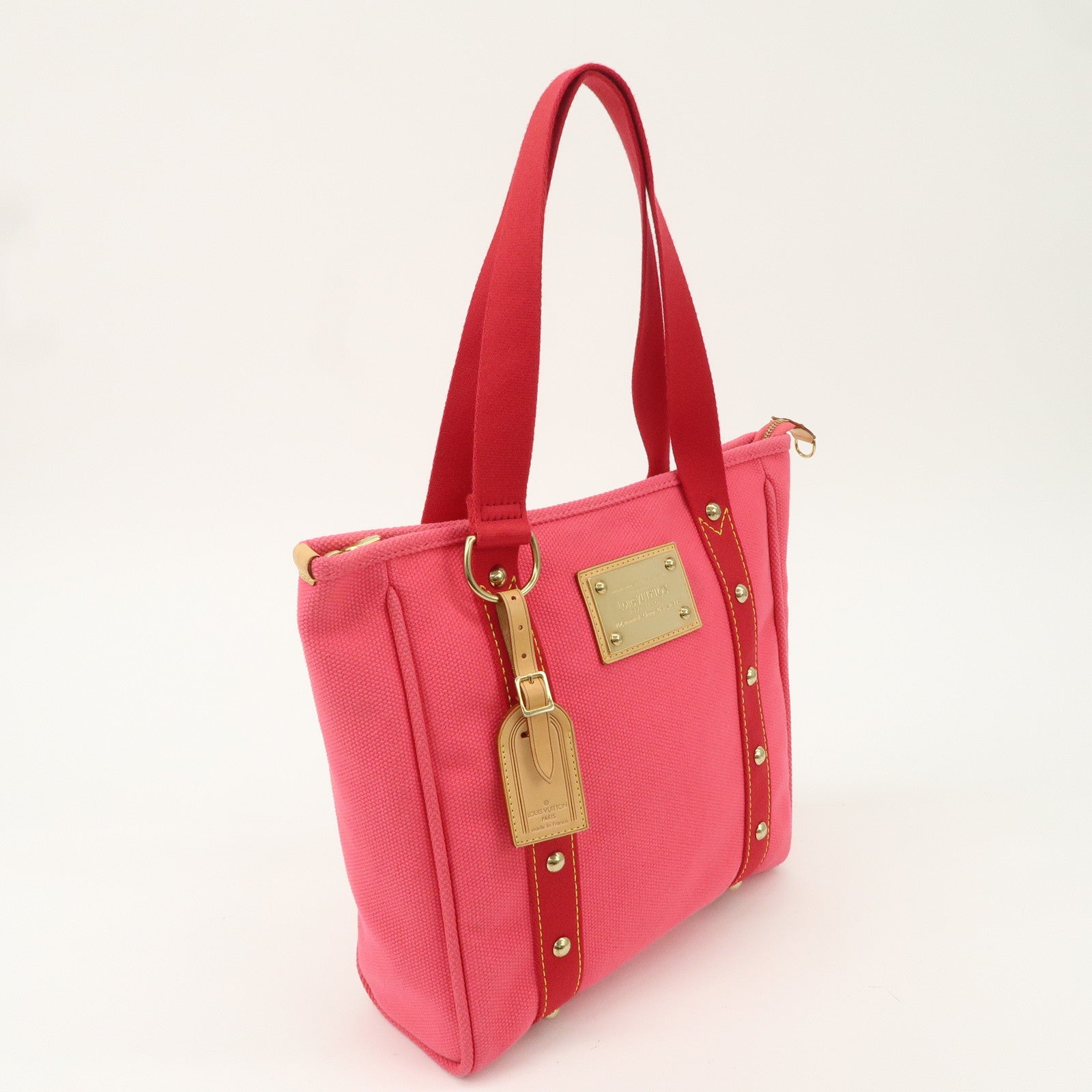 Louis Vuitton Antigua Cabas MM Tote Bag Rose M40085