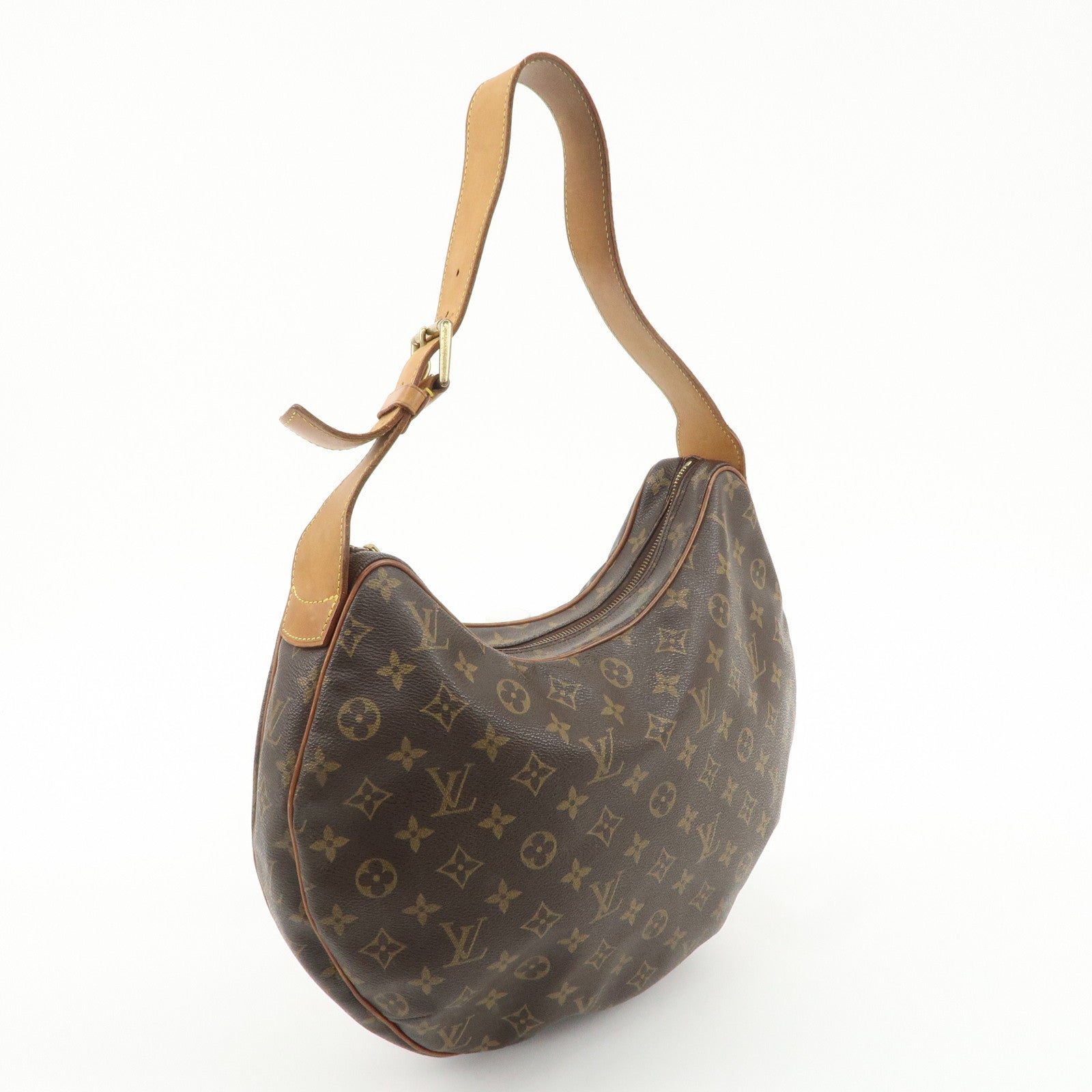 Louis Vuitton Monogram Croissant GM Shoulder Bag Brown M51511 Used