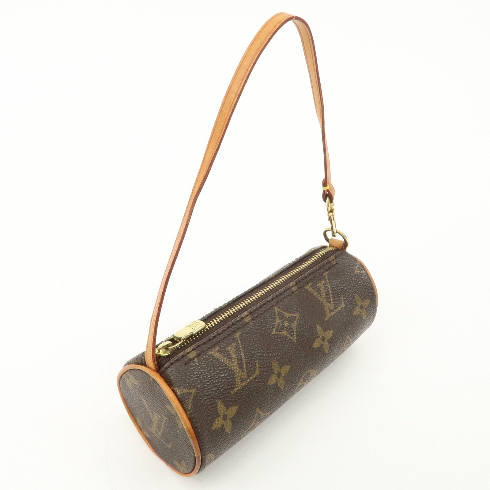 Louis Vuitton Monogram Mini Pouch for Papillon Bag Brown Used