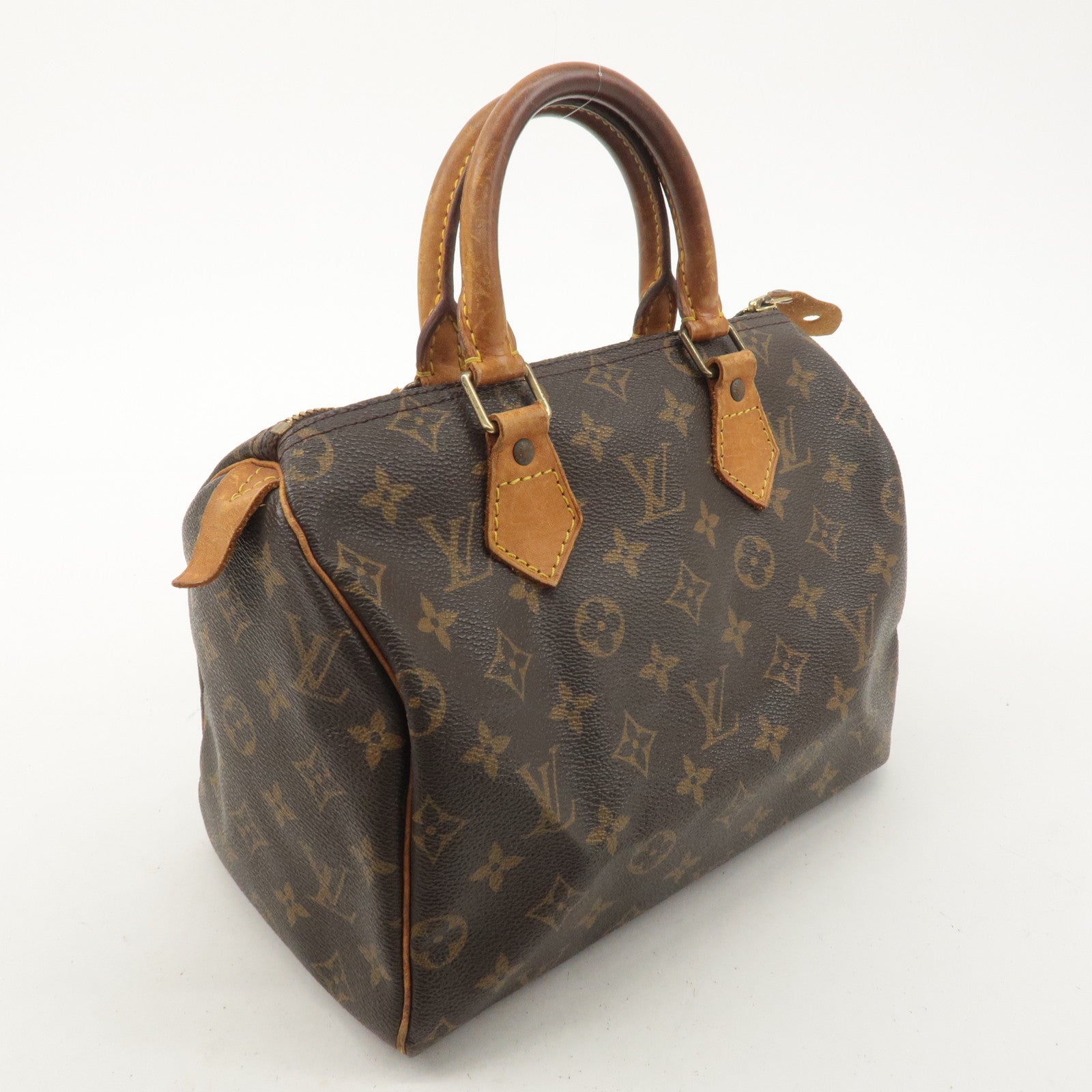 Louis Vuitton Monogram Speedy 25 Hand Bag Boston Bag M41528