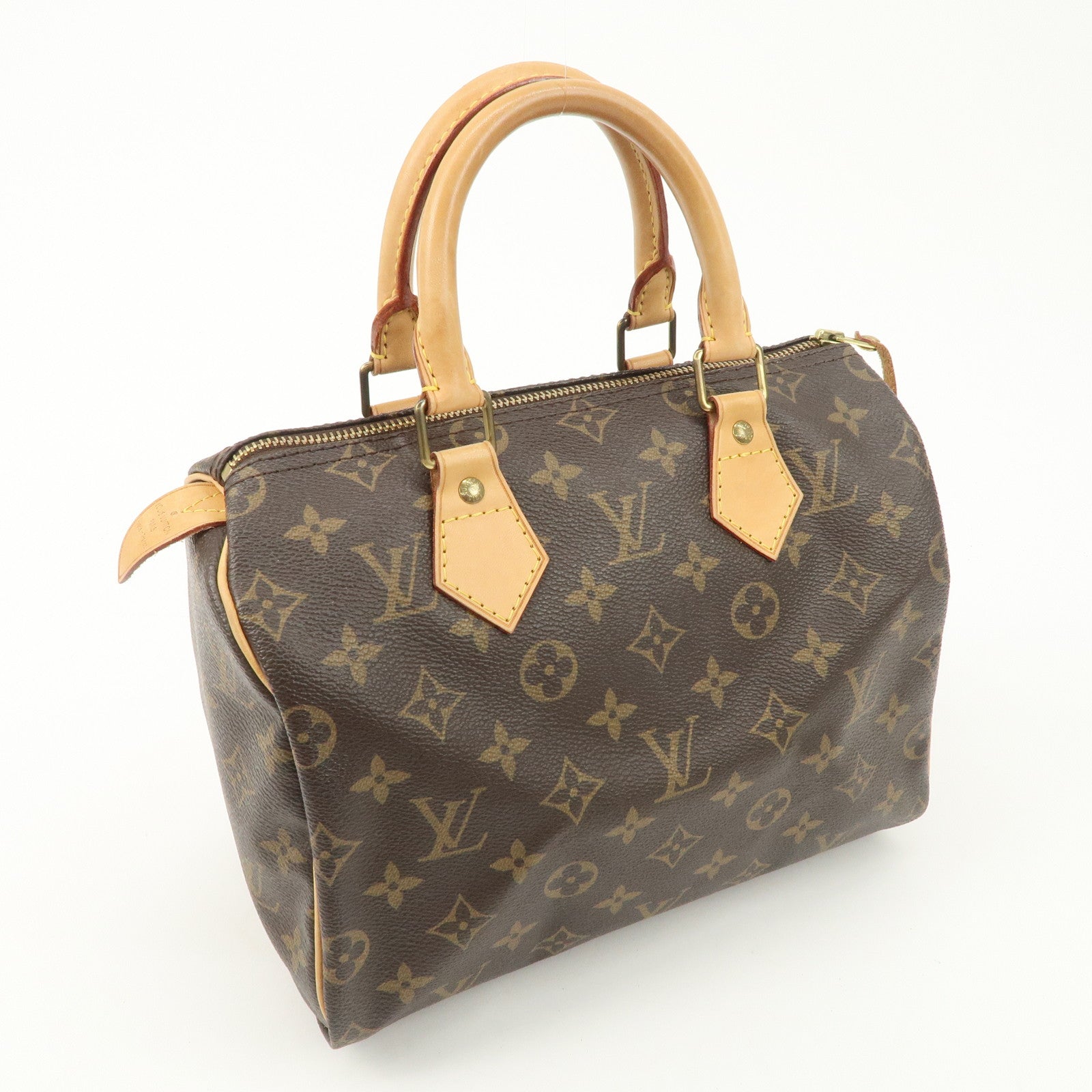 Louis Vuitton Monogram Speedy 25 Hand Bag Boston Bag M41528