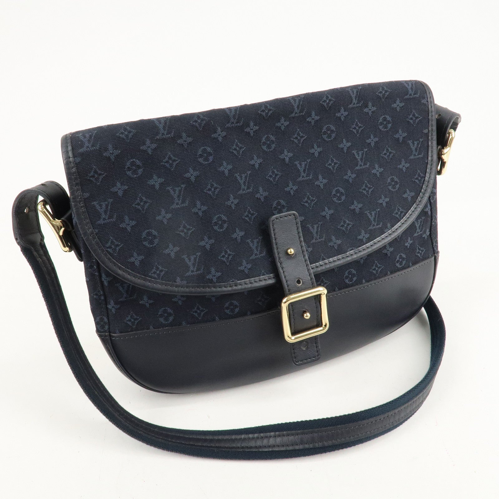 Louis Vuitton Monogram Mini Belanger Shoulder Bag TST Blue M92672 Used