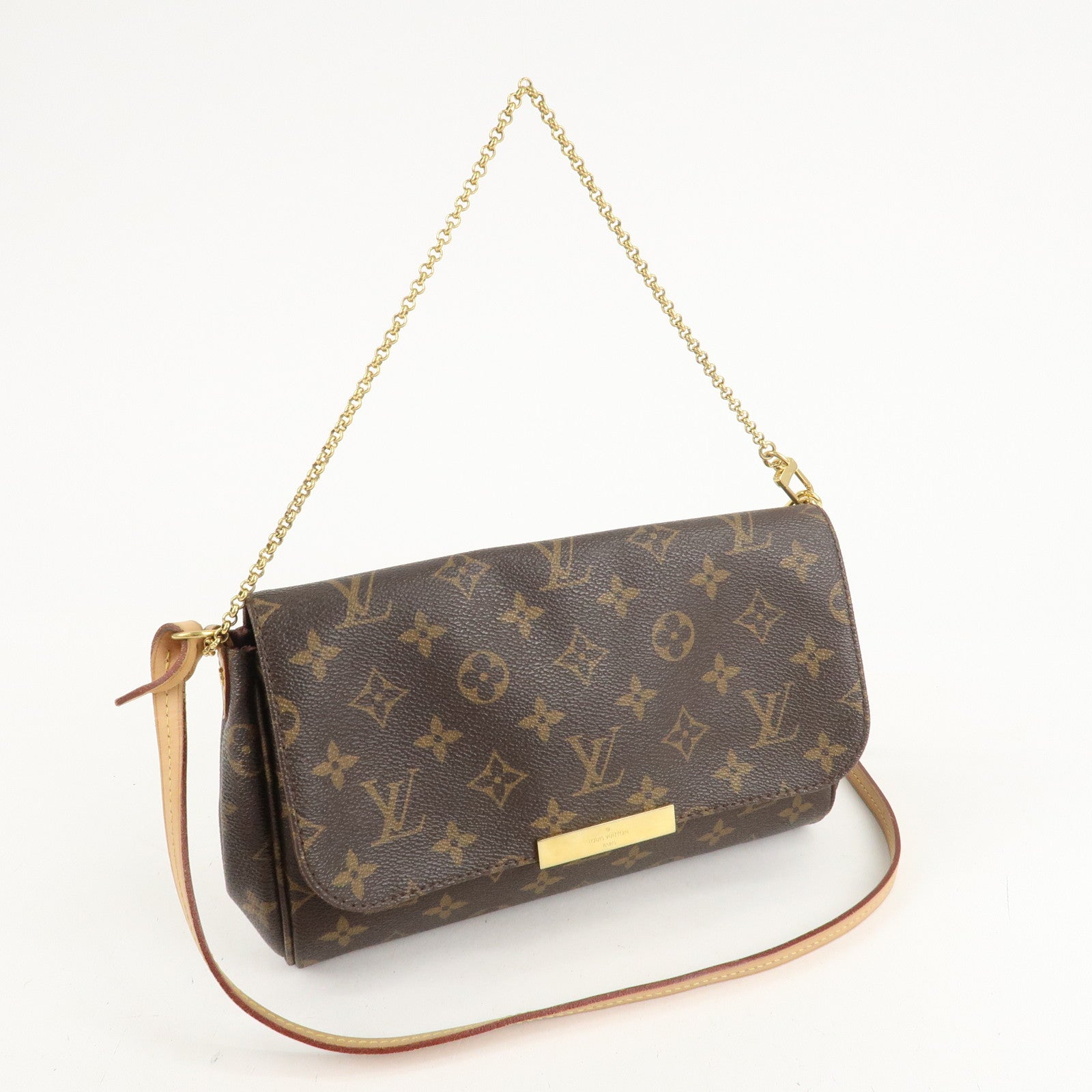 Louis Vuitton Monogram Favorite MM 2Way Shoulder Bag M40718 Used