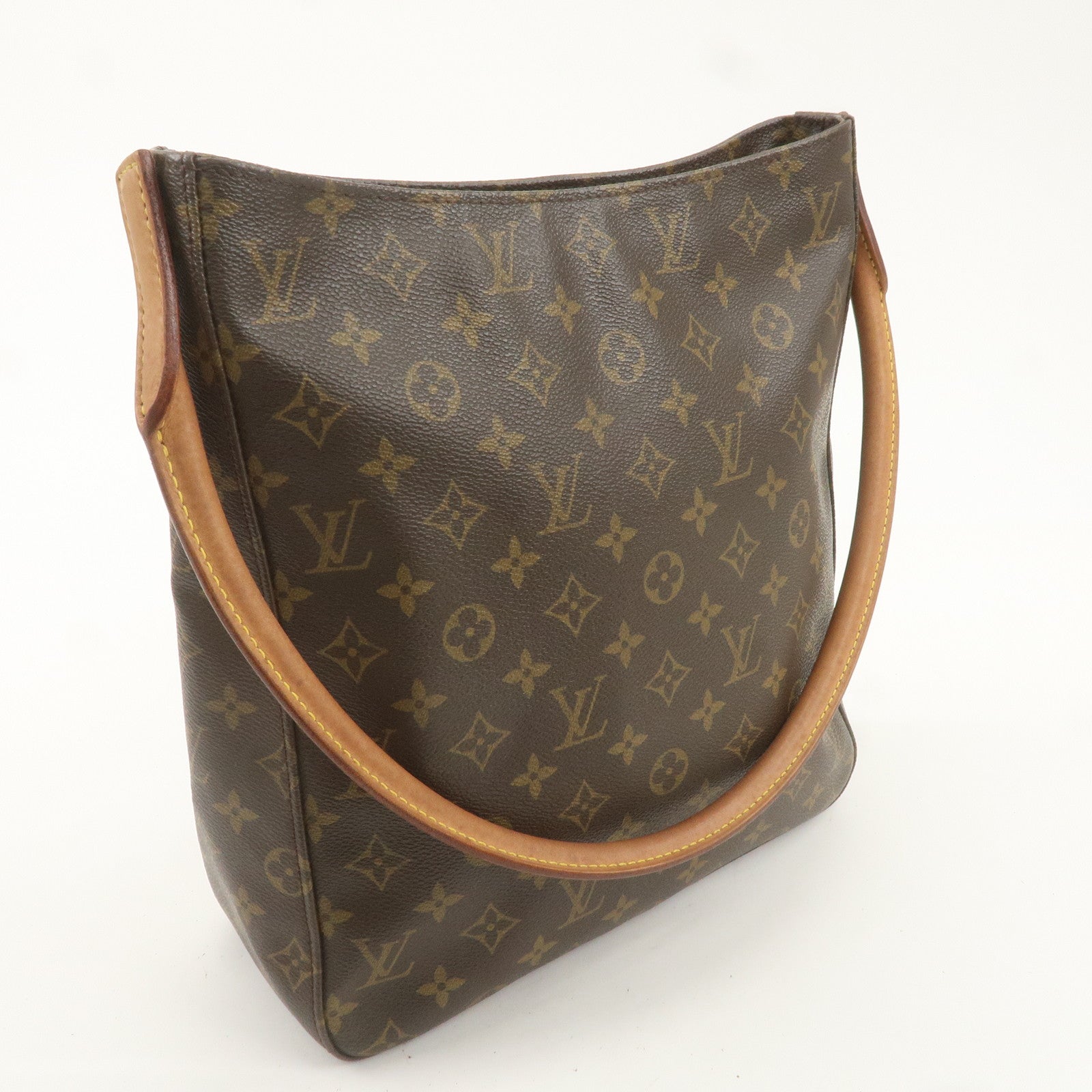 Louis Vuitton Monogram Looping GM Shoulder Bag Brown M51145