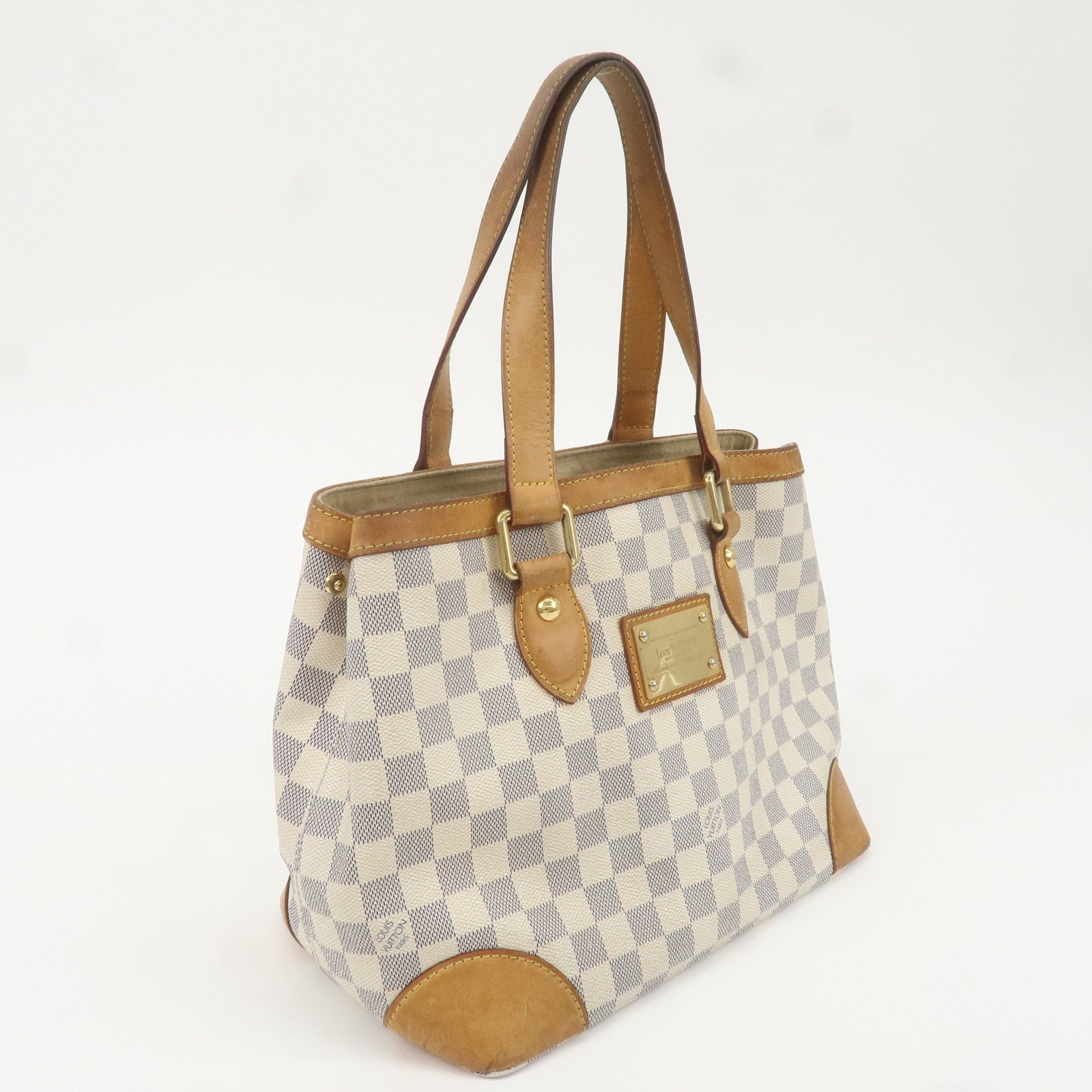 Louis Vuitton Damier Azur Hampstead PM Hand Bag N51207