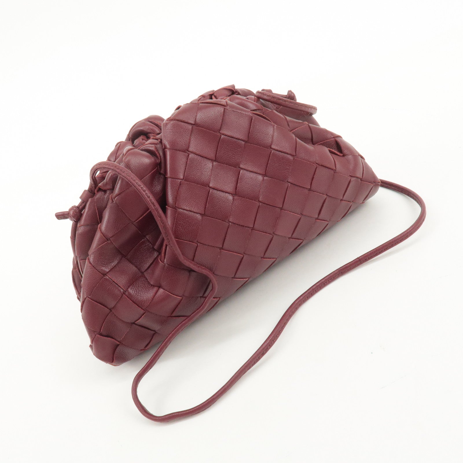 BOTTEGA VENETA Intrecciato Leather Mini Pouch Shoulder Bag