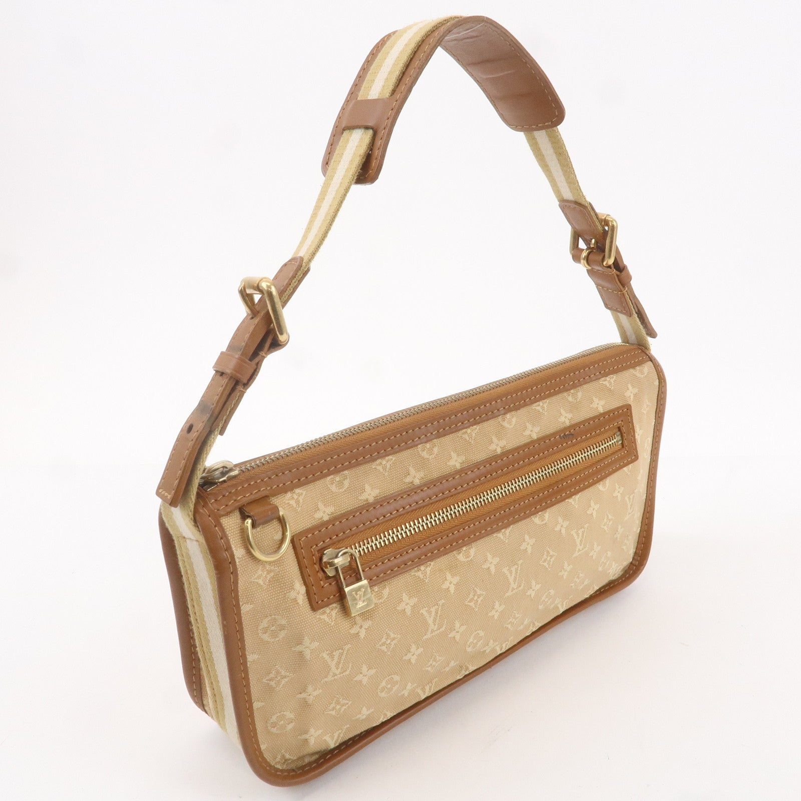 Louis Vuitton Mini Pochette Catherine Hand Bag Beige M92333