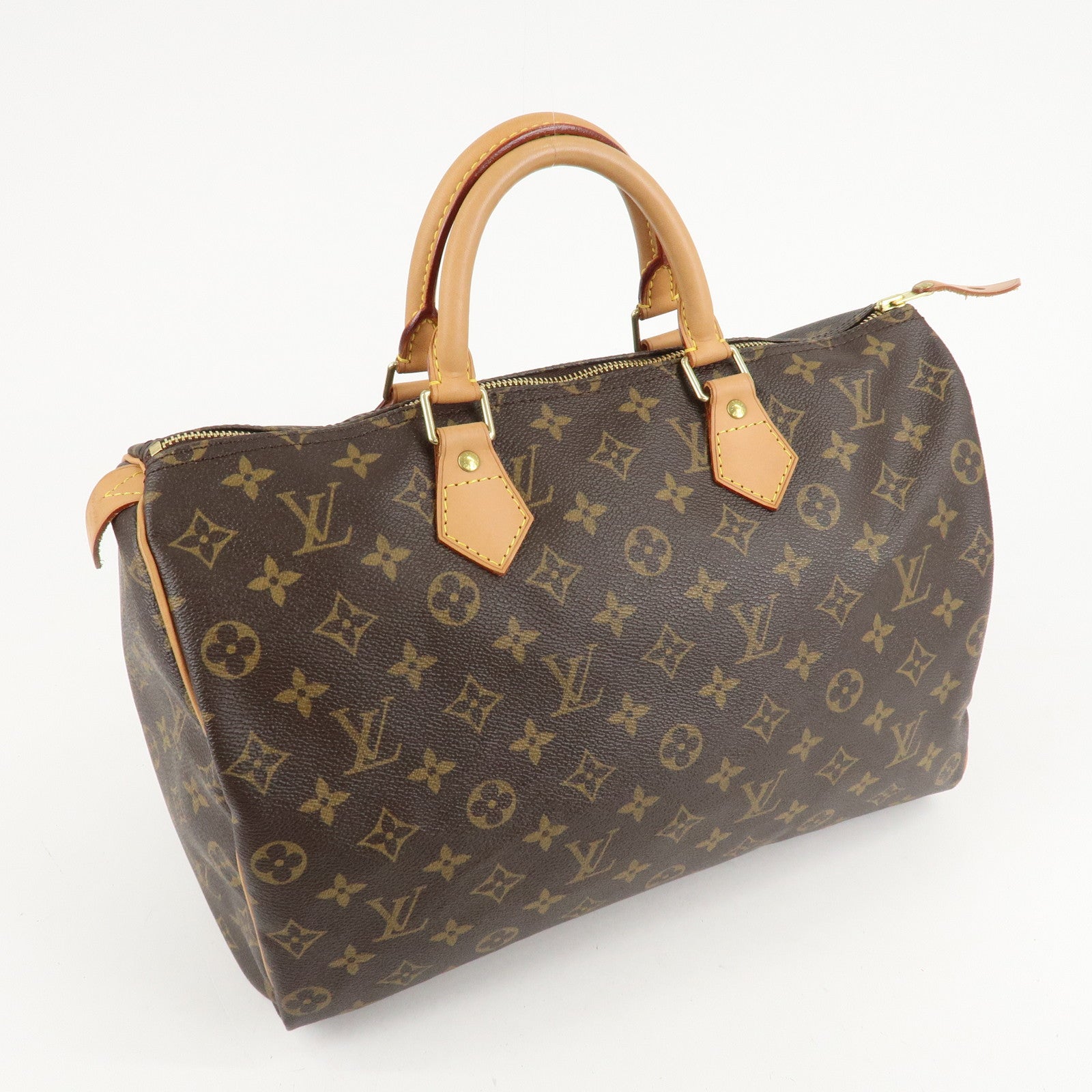 Louis Vuitton Monogram Speedy 35 Hand Bag Boston Bag M41524