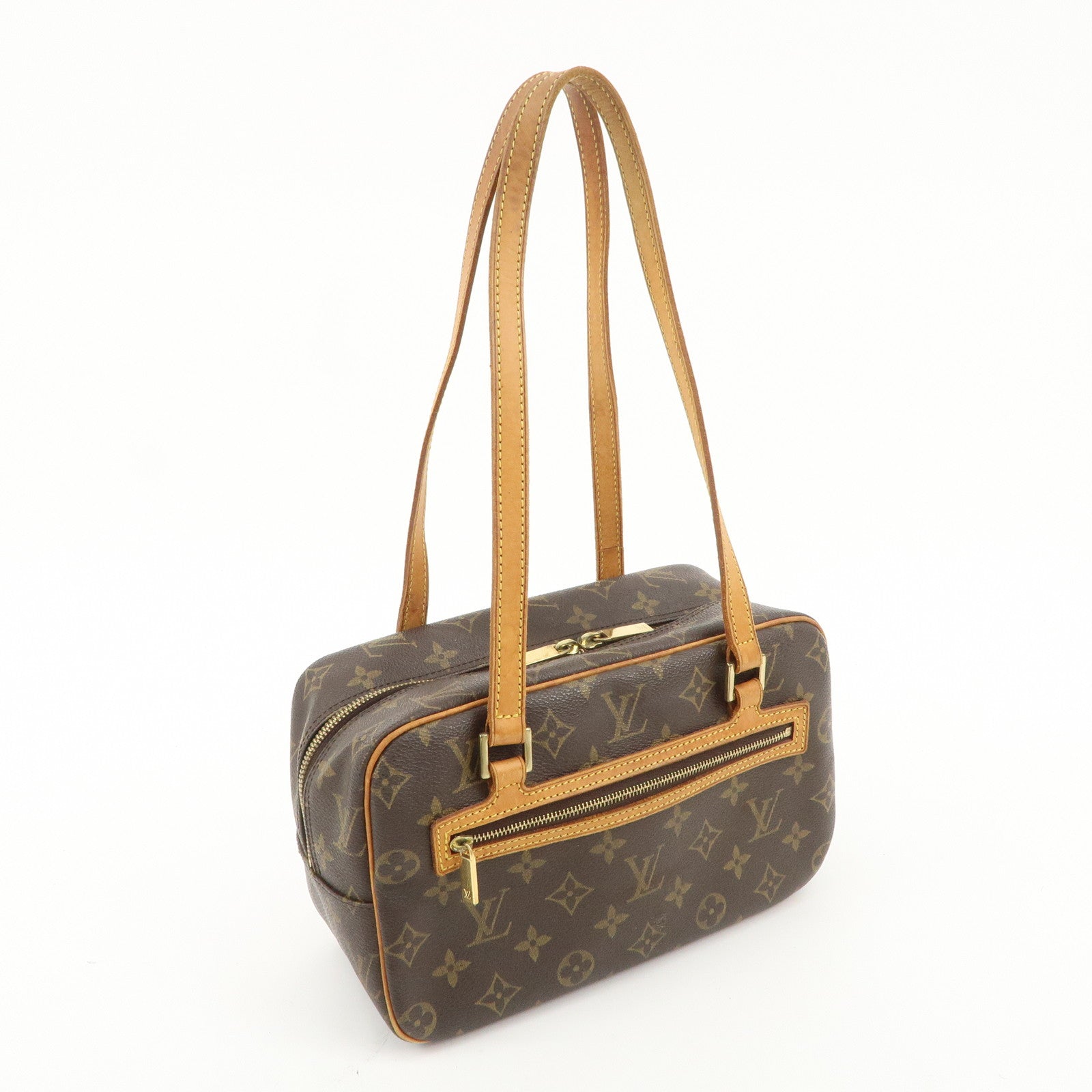 Louis Vuitton Monogram Cite MM Shoulder Bag Hand Bag M51182 Used