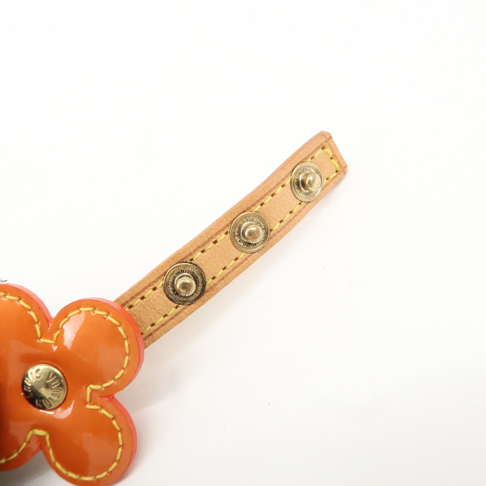 Louis Vuitton Flower Bracelet Choker Orange M92253 Used