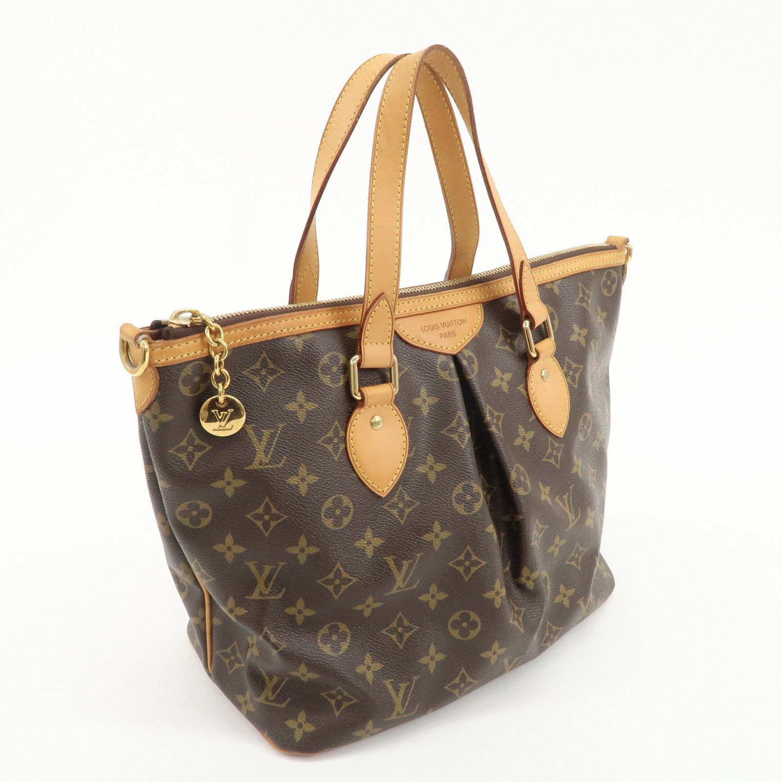 Louis Vuitton Monogram Palermo PM 2Way Hand Bag M40145 Used