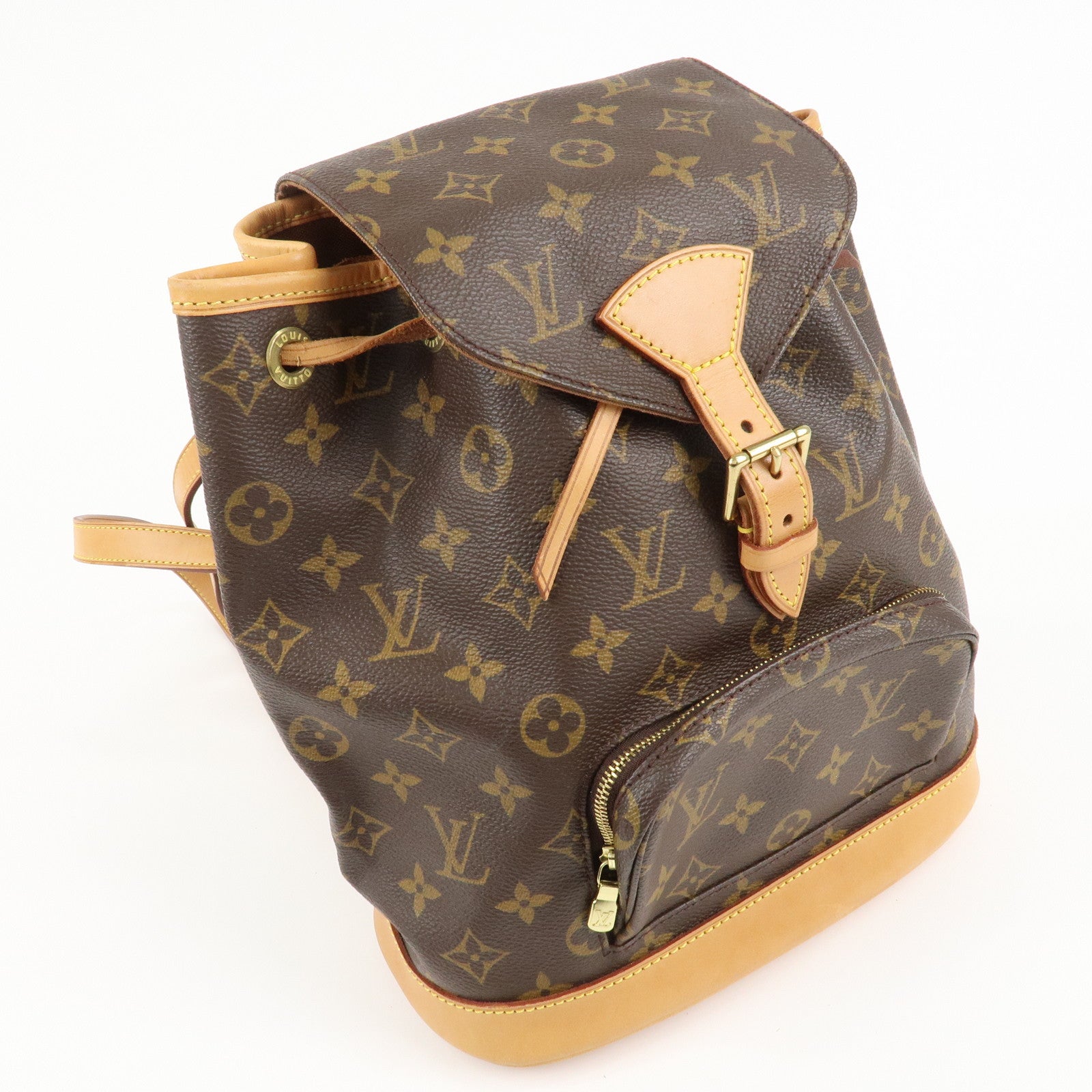 Louis Vuitton Monogram Montsouris MM Back Pack M51136 Used