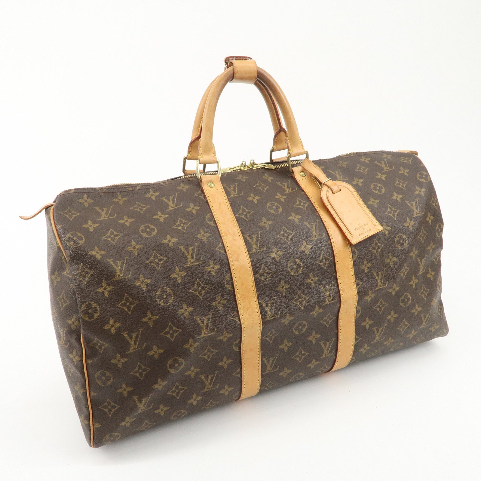 Louis Vuitton Monogram Keep All 50 Bag Old Style M41426 Used