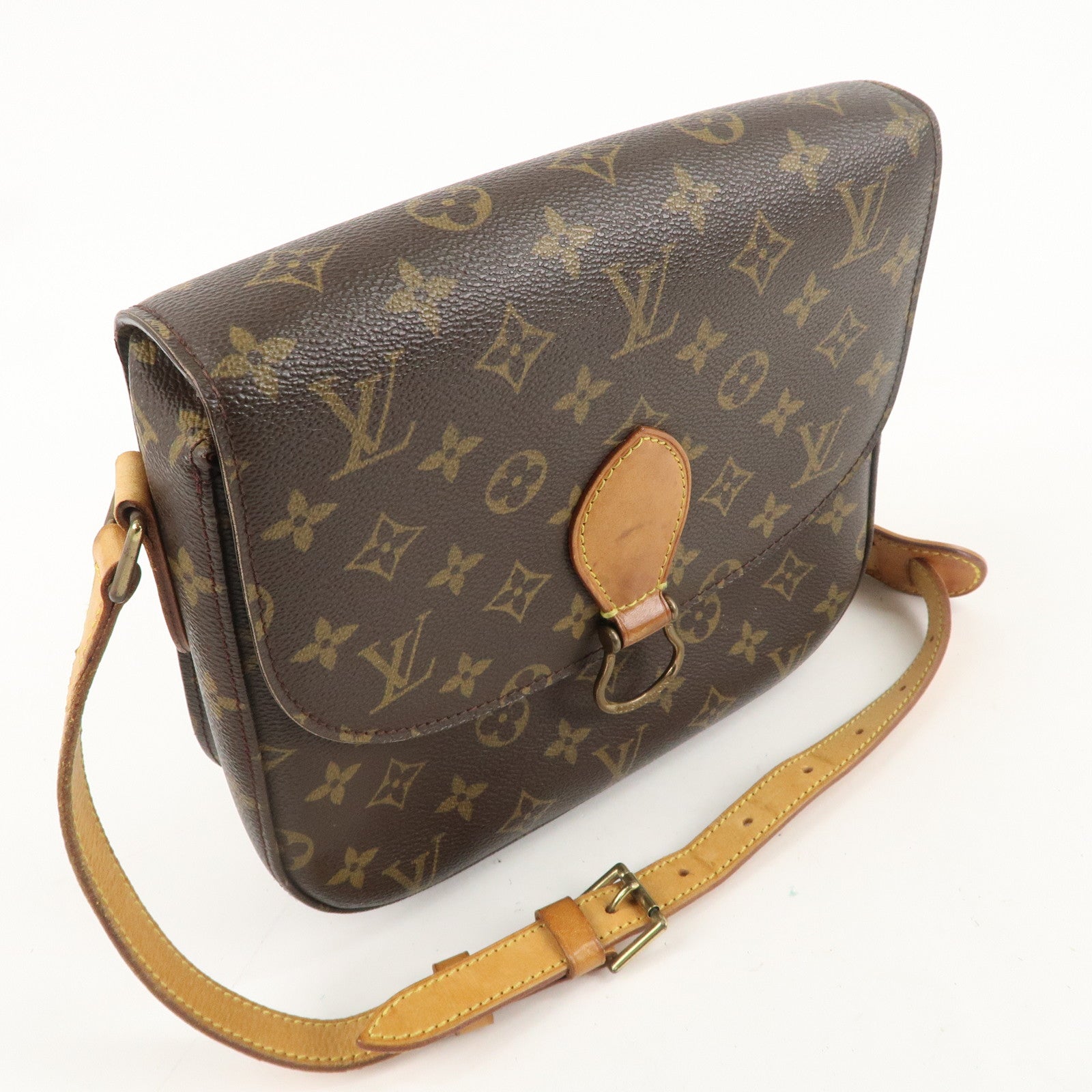 Louis Vuitton Monogram Saint Cloud GM Shoulder Bag Brown M51242