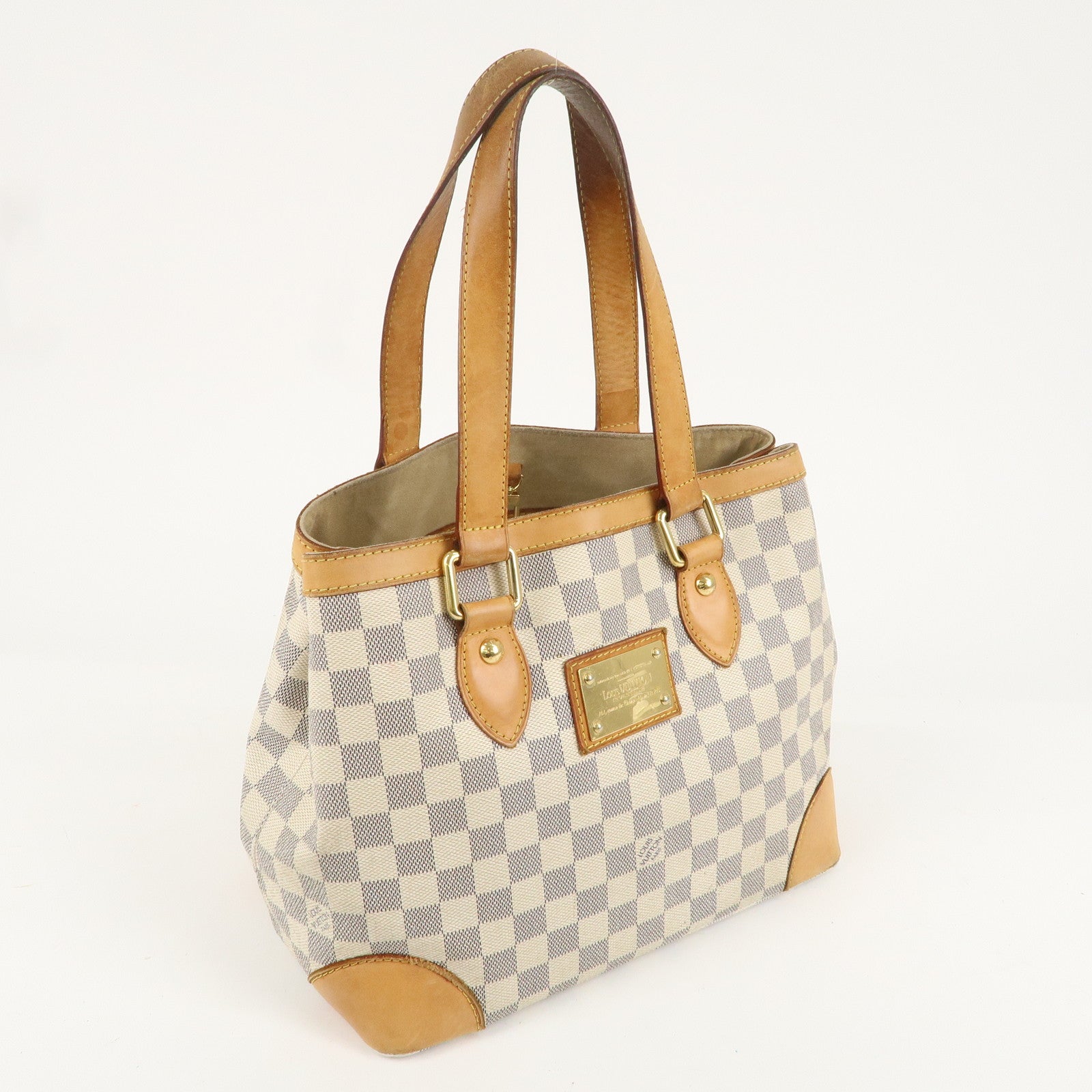 Louis Vuitton Damier Azur Hampstead PM Hand Bag N51207