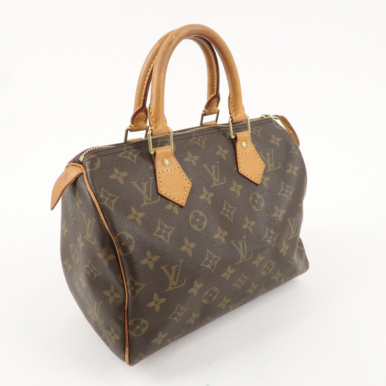 Louis Vuitton Monogram Speedy 25 Hand Bag Boston Bag M41528