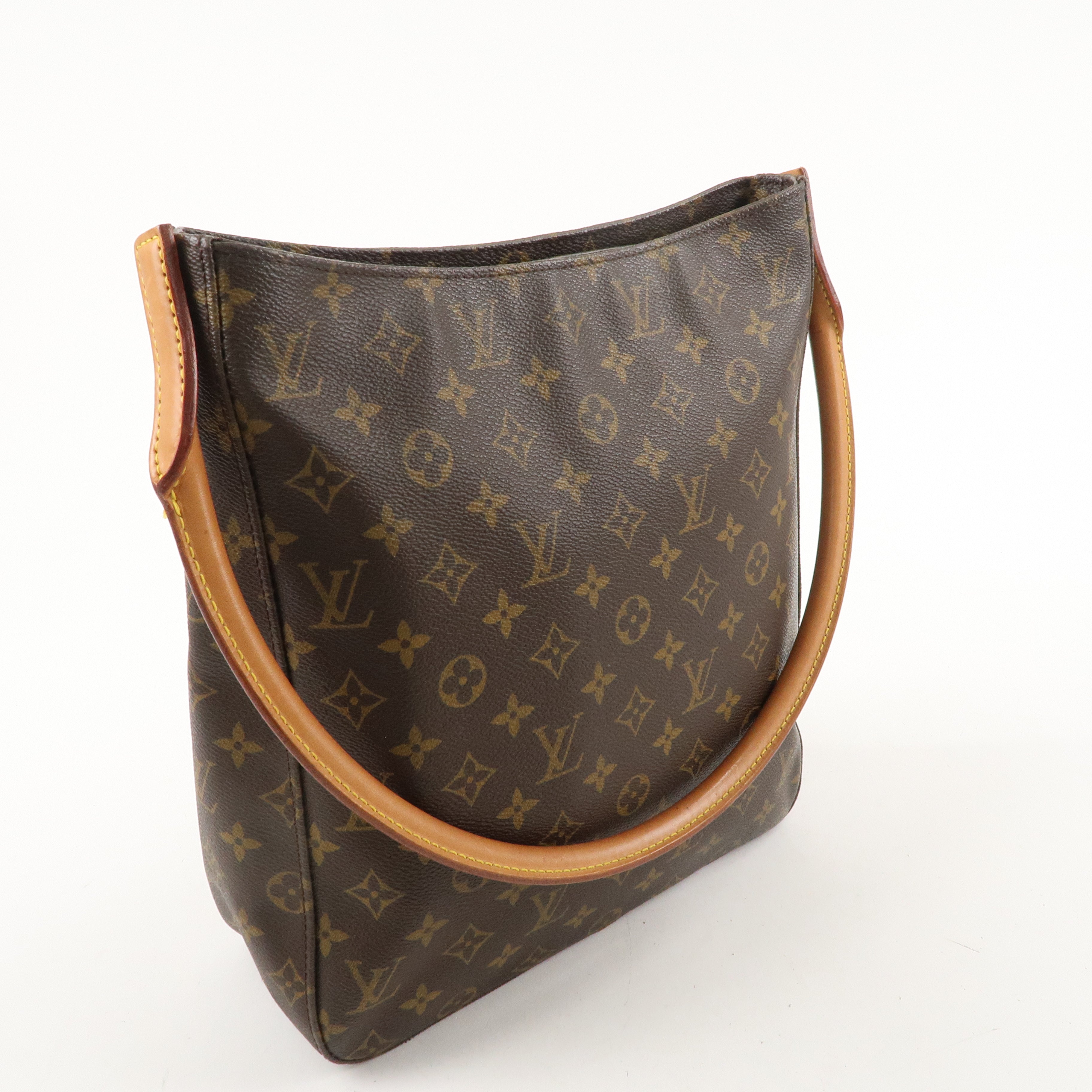 Louis Vuitton Monogram Looping GM Shoulder Bag Brown M51145