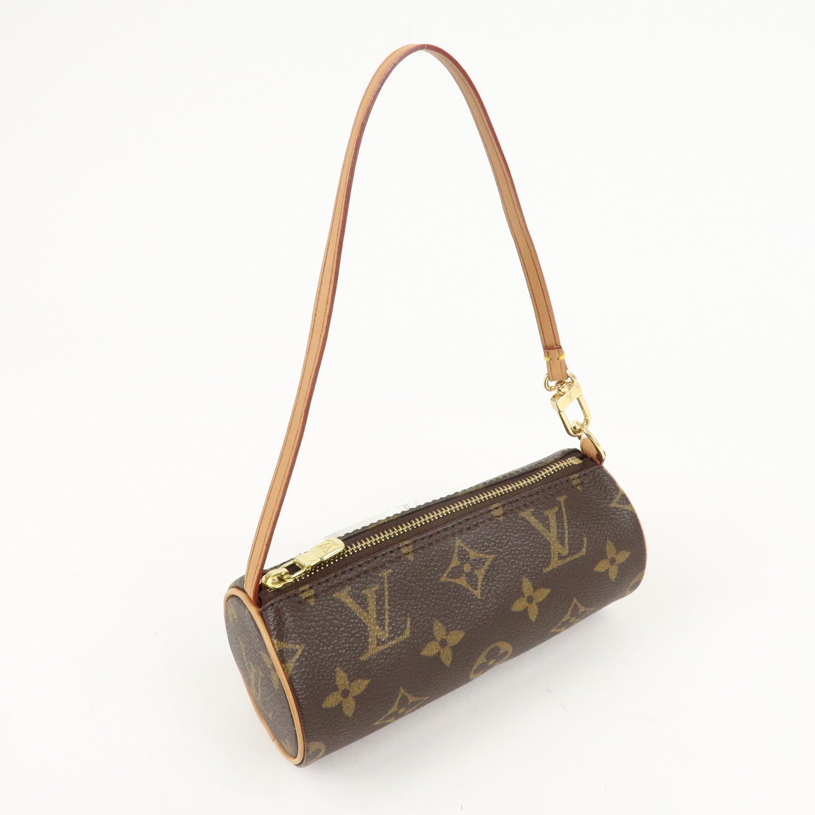 Louis Vuitton Monogram Mini Pouch for Papillon Bag Brown Used