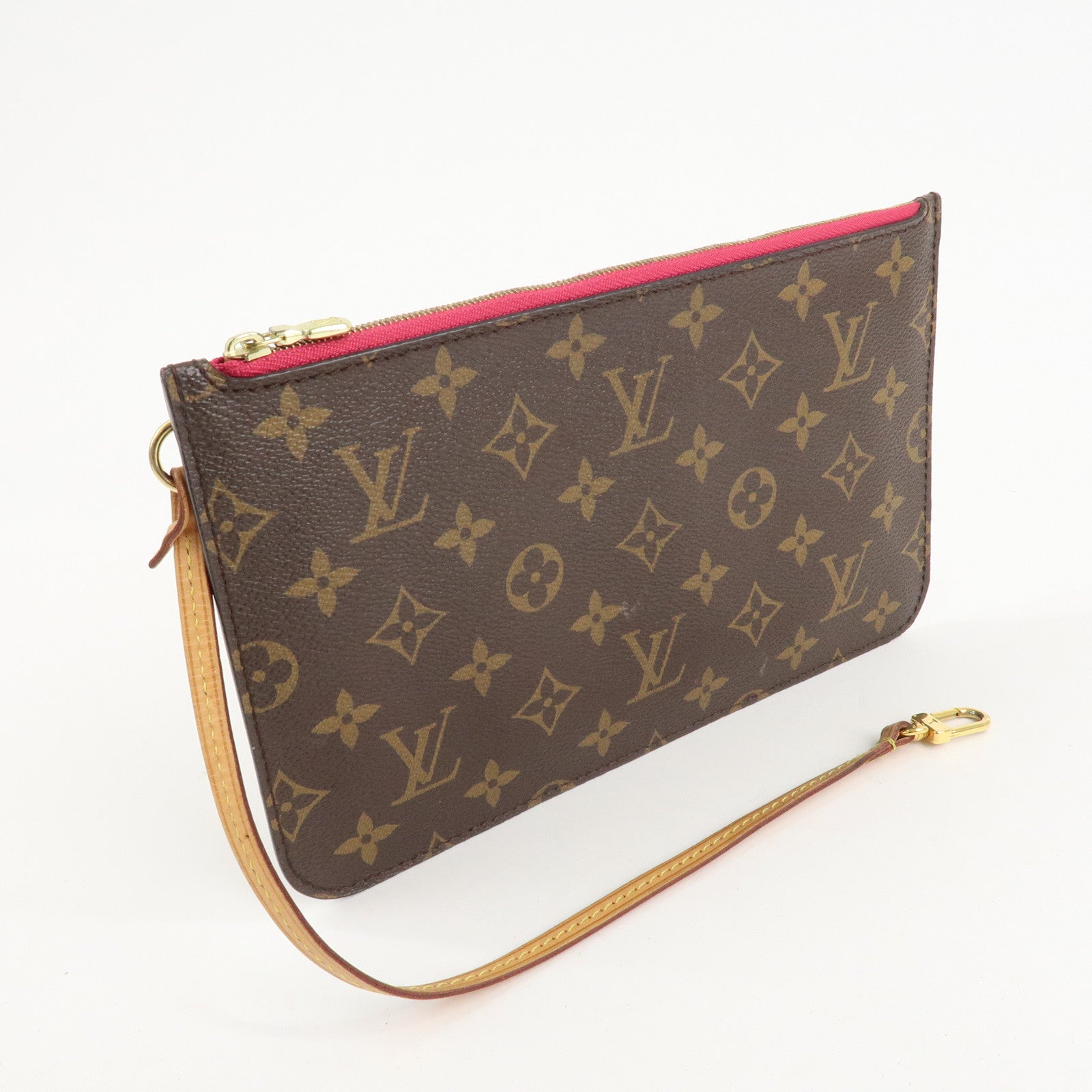 Louis Vuitton Monogram Pouch for Neverfull GM Brown Used