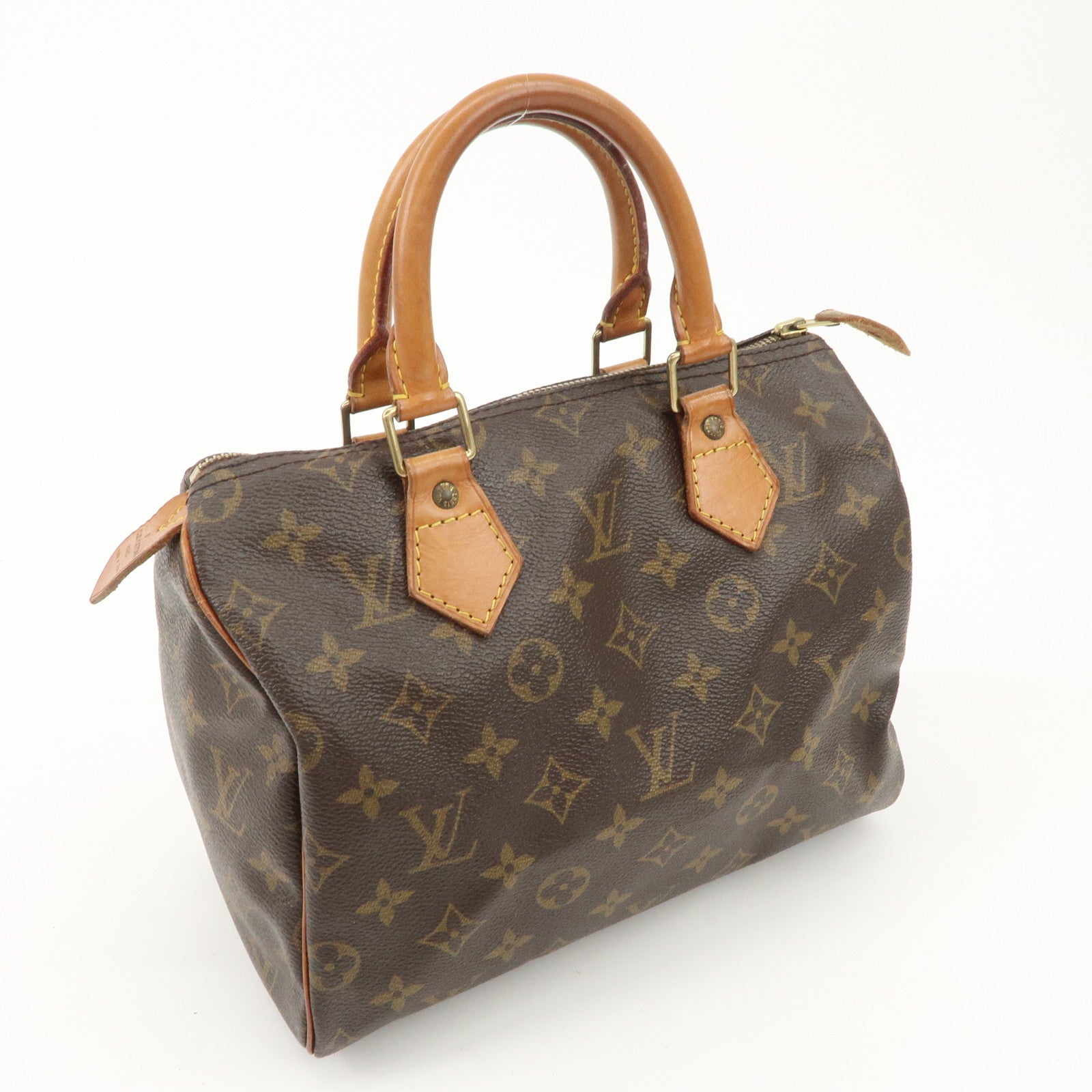 Louis Vuitton Monogram Speedy 25 Hand Bag Boston Bag M41528