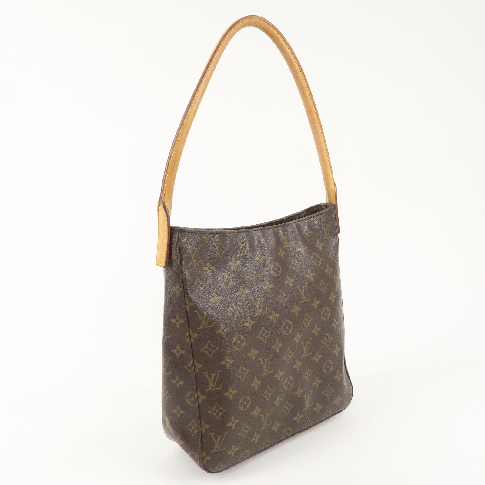 Louis Vuitton Monogram Looping GM Shoulder Bag Brown M51145