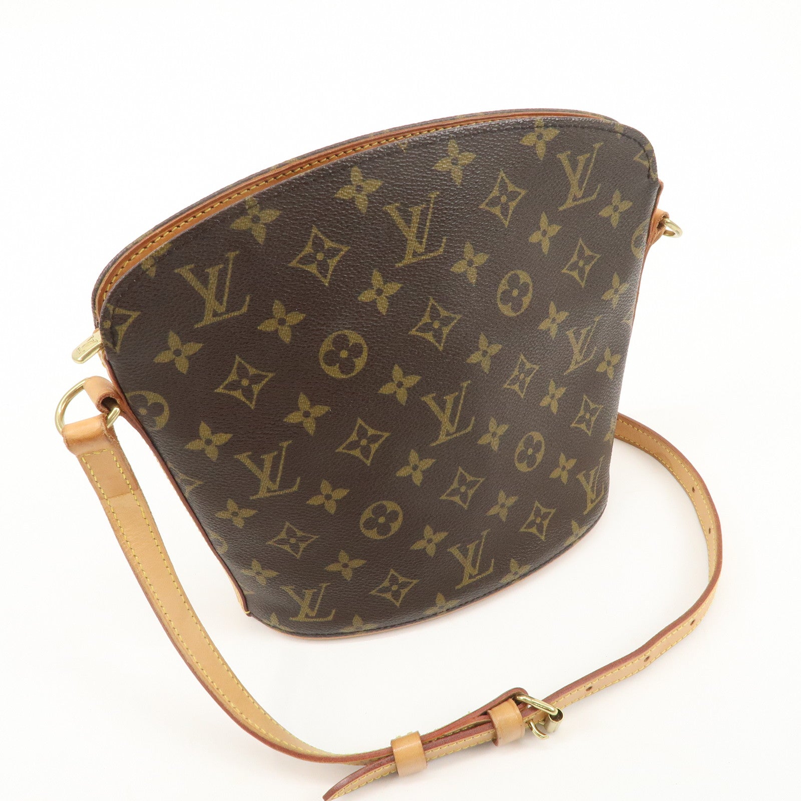 Louis Vuitton Monogram Drouot Cross Body Shoulder Bag M51290 Used