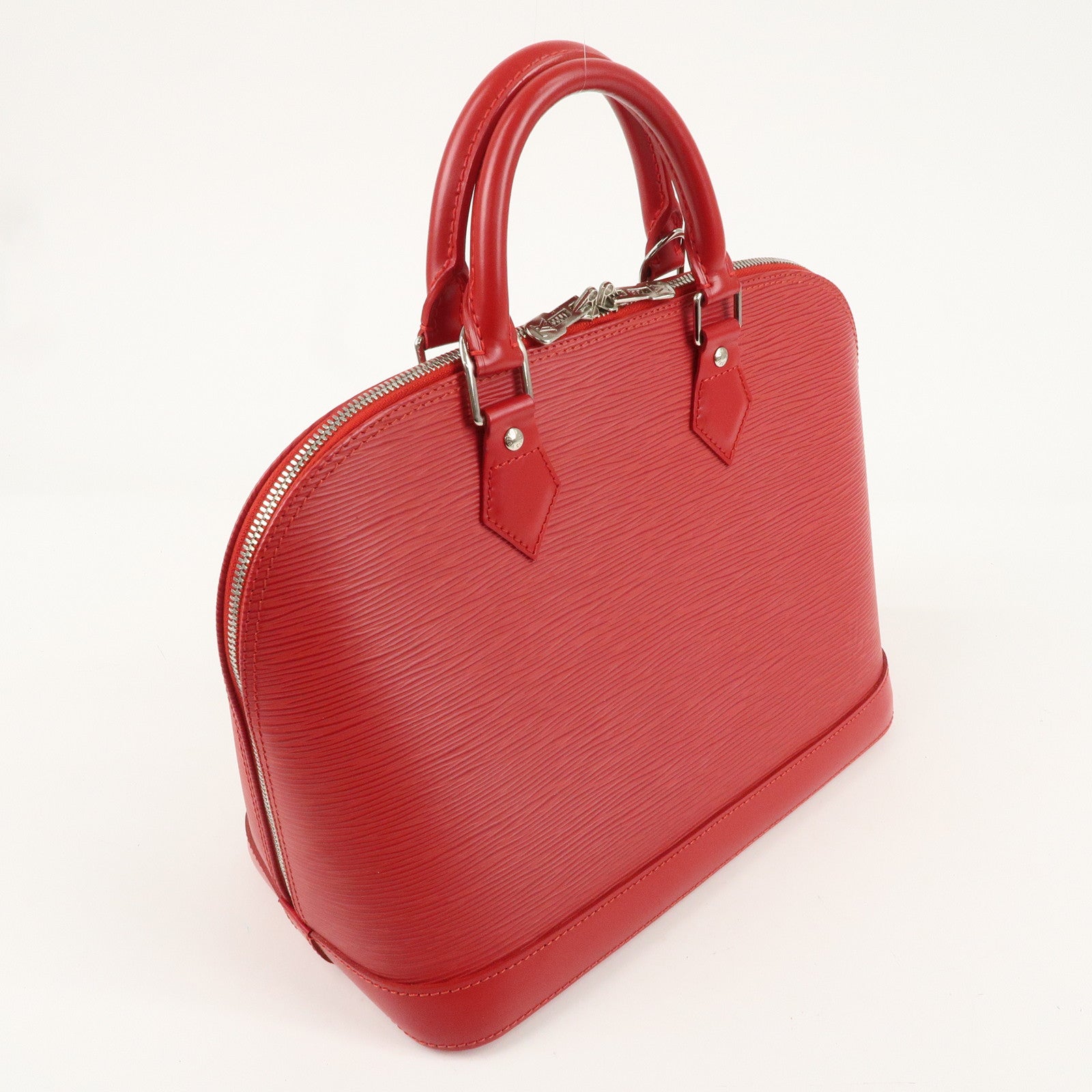 Louis Vuitton Epi Alma PM  Hand Bag Carmine M4058E