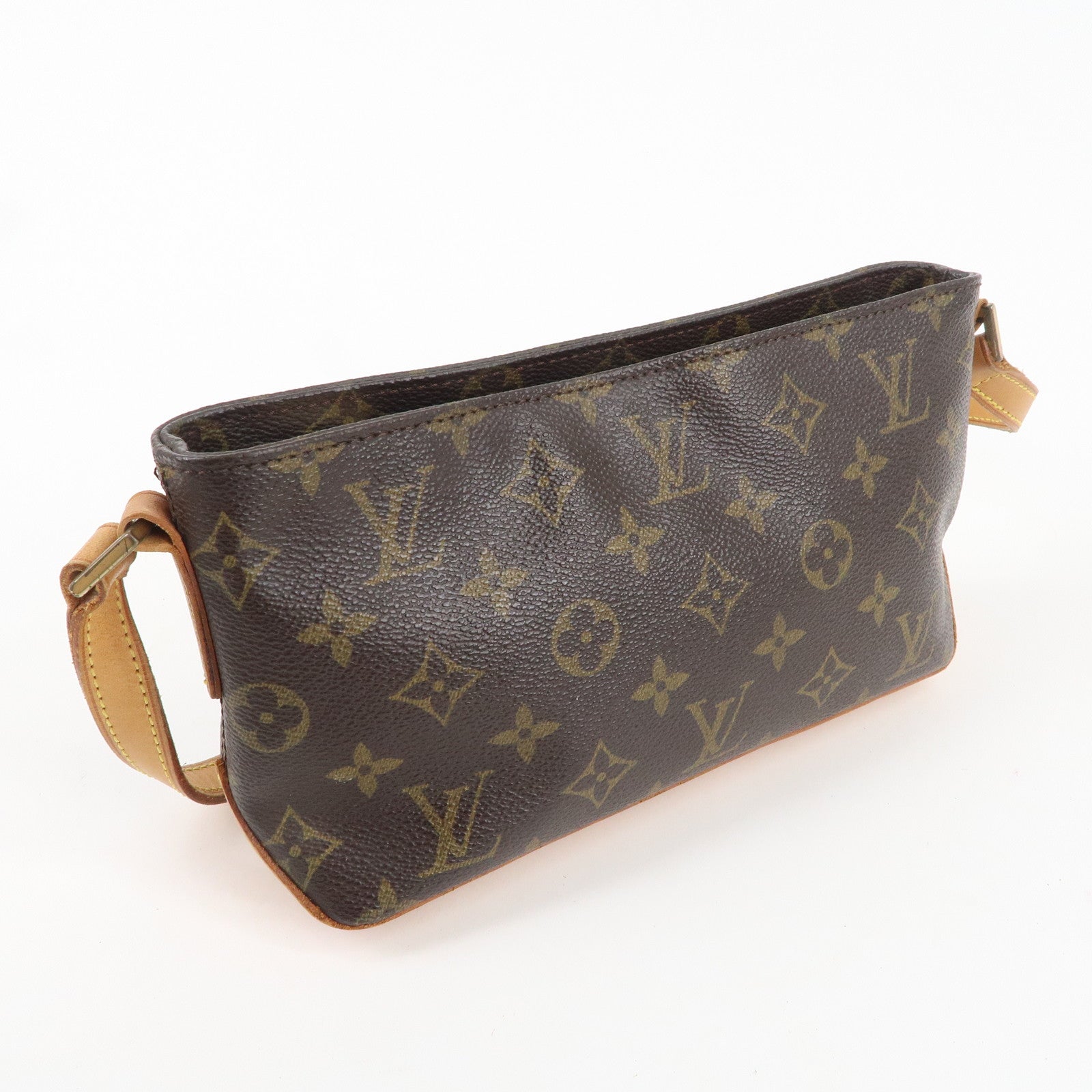 Louis Vuitton Monogram Trotteur Shoulder Bag Brown M51240