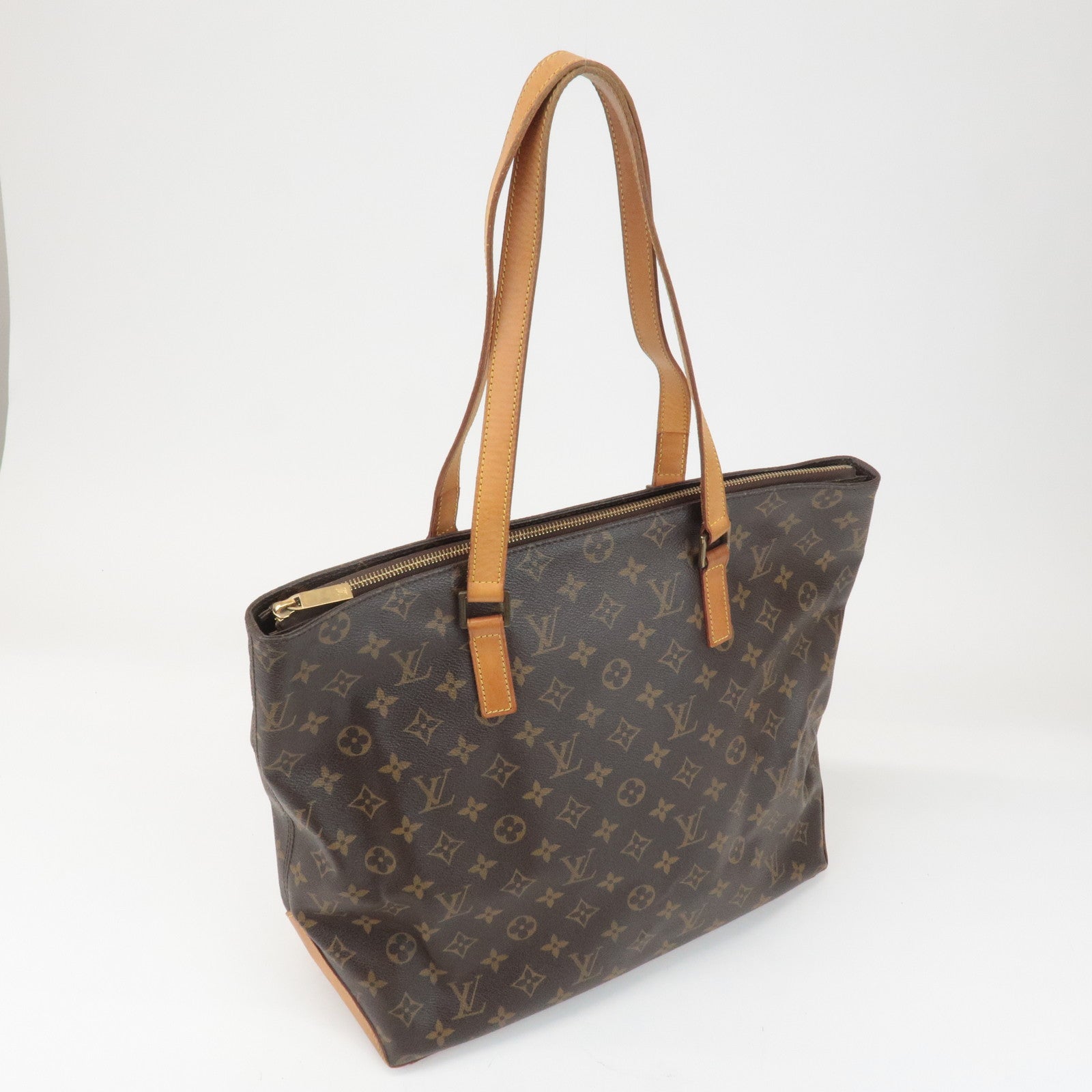 Louis Vuitton Monogram Cabas Mezzo Tote Bag M51151 Used