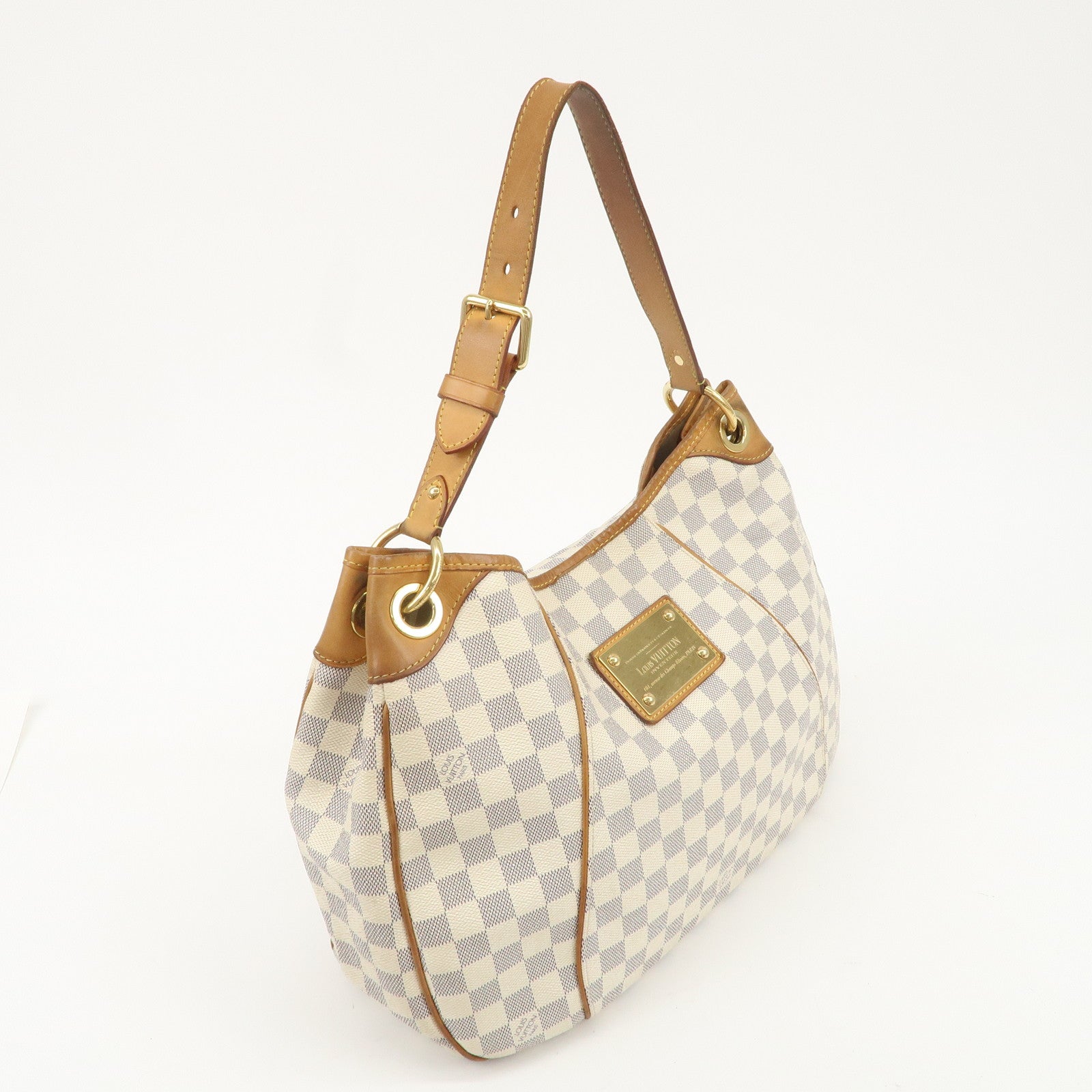 Louis Vuitton Damier Azur Galliera PM Shoulder Bag N55215 Used