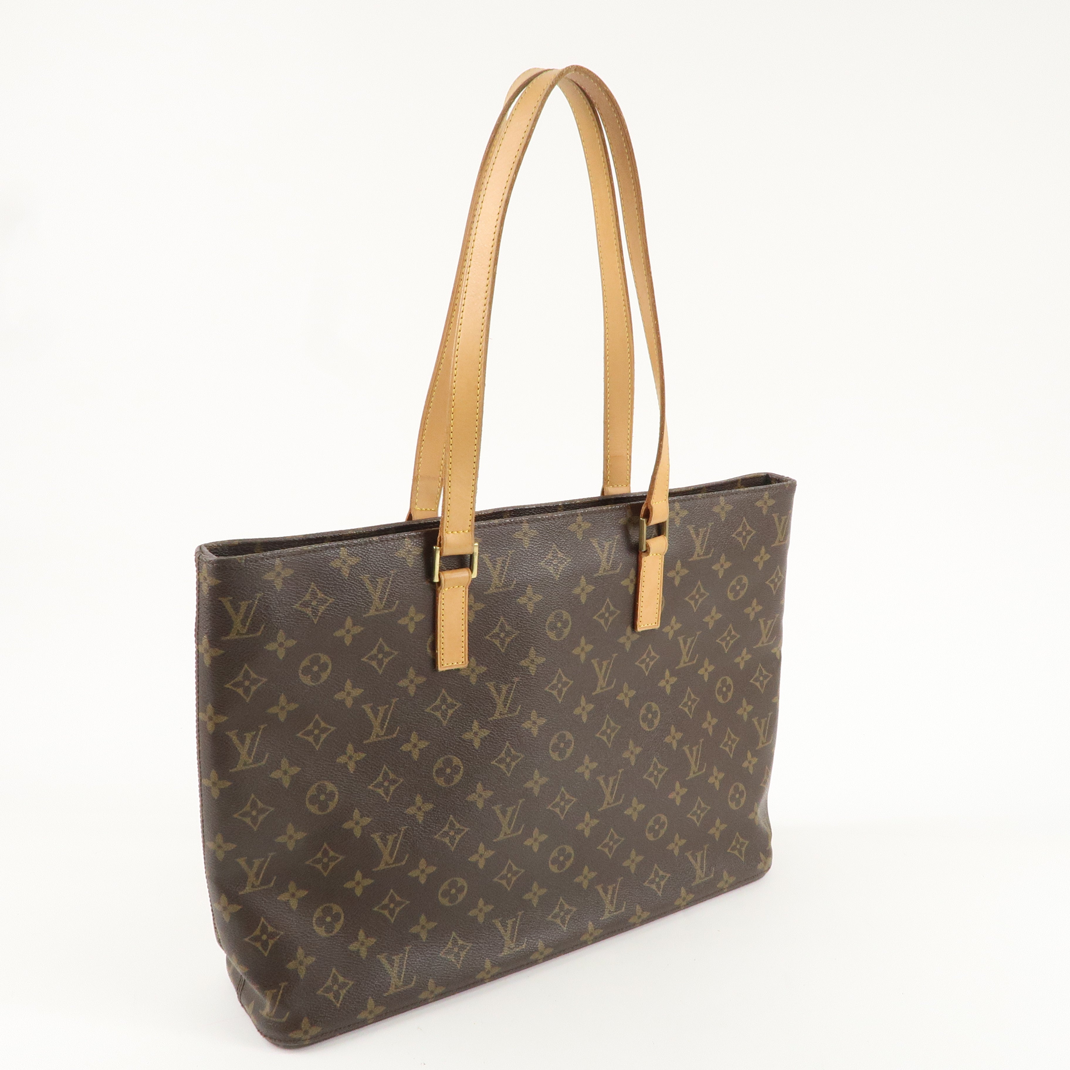 Louis Vuitton Monogram Luco Tote Bag Hand Bag Brown M51155