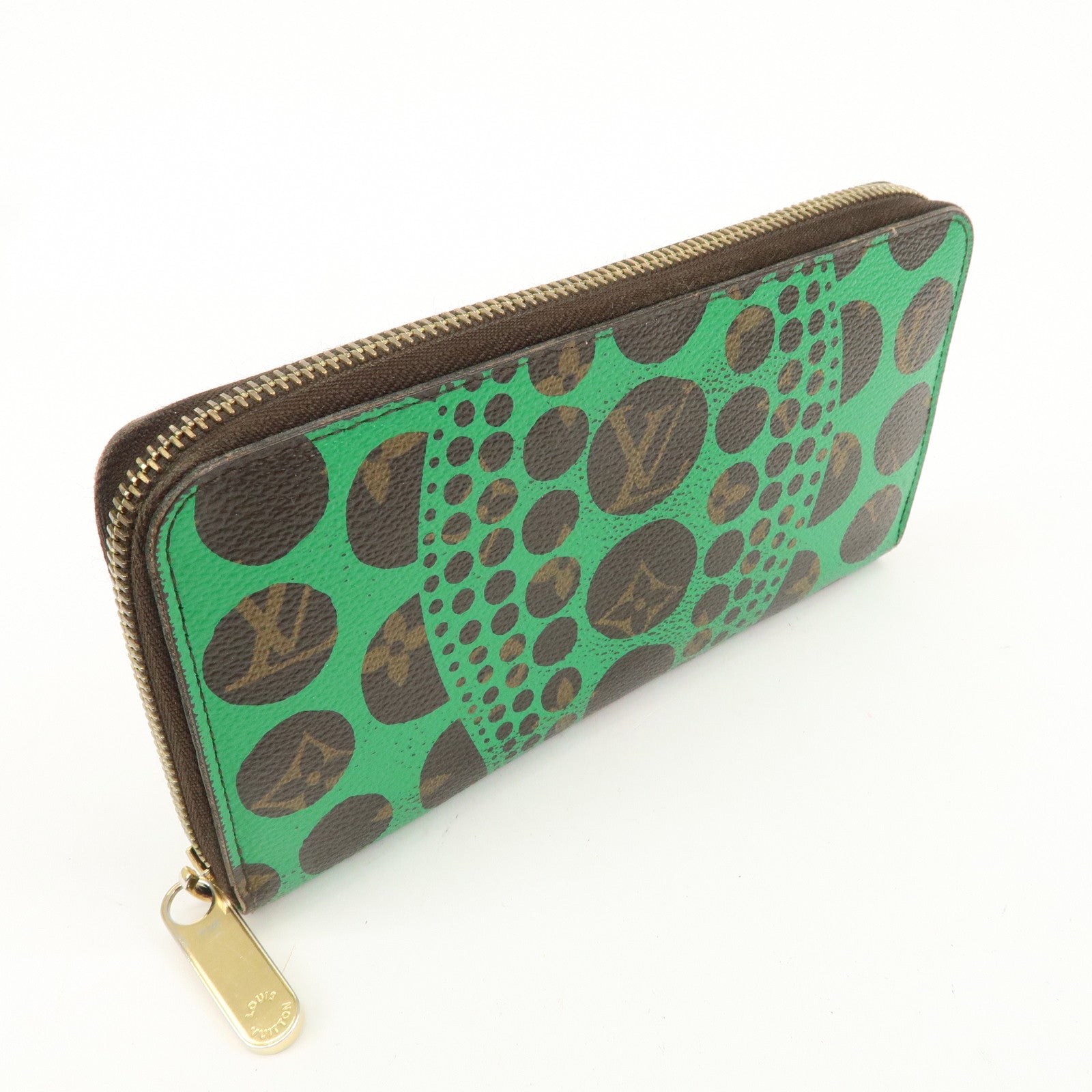 Louis Vuitton Monogram Pumpkin Dot Zippy Wallet Yayoikusama M60451