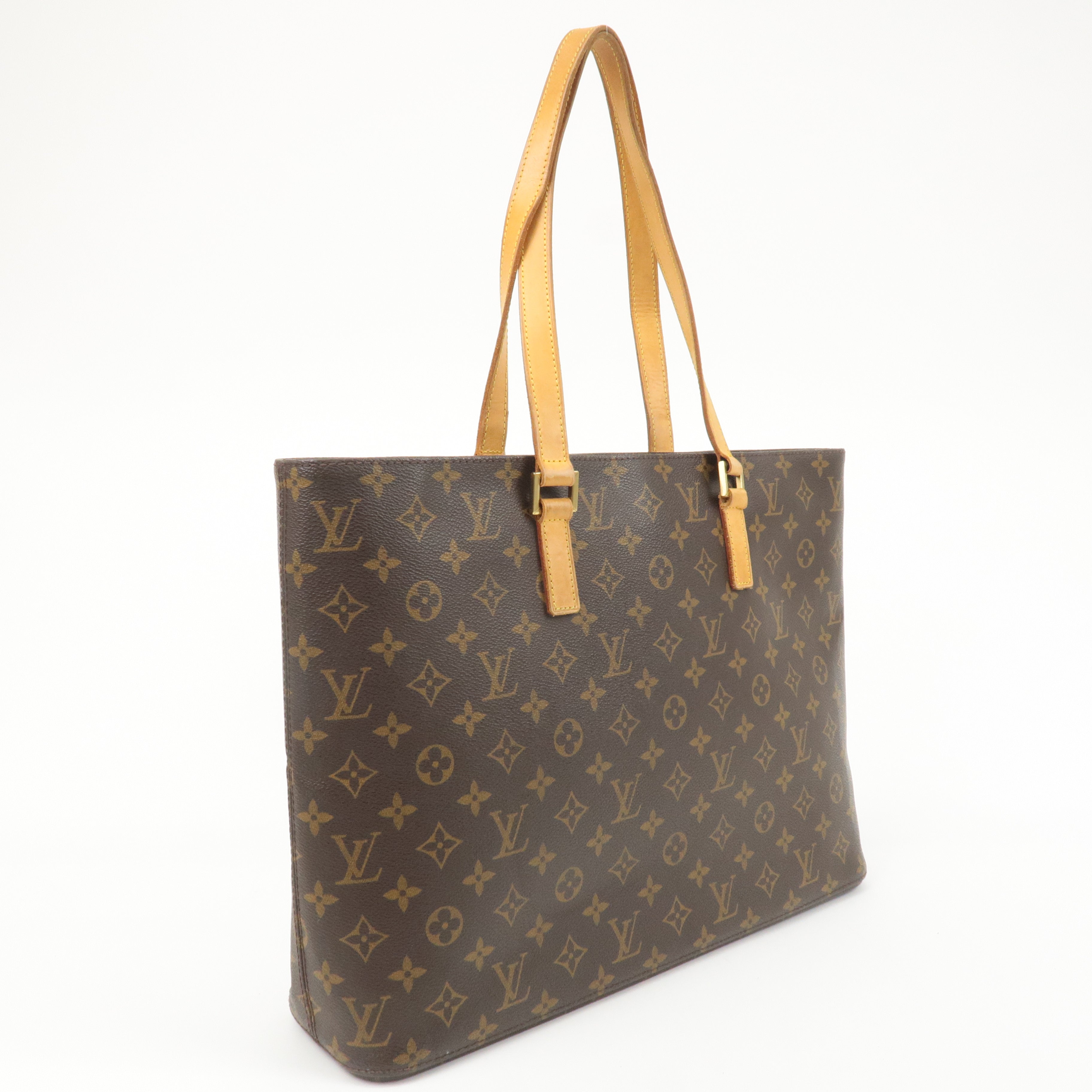 Louis Vuitton Monogram Luco Tote Bag Hand Bag Brown M51155