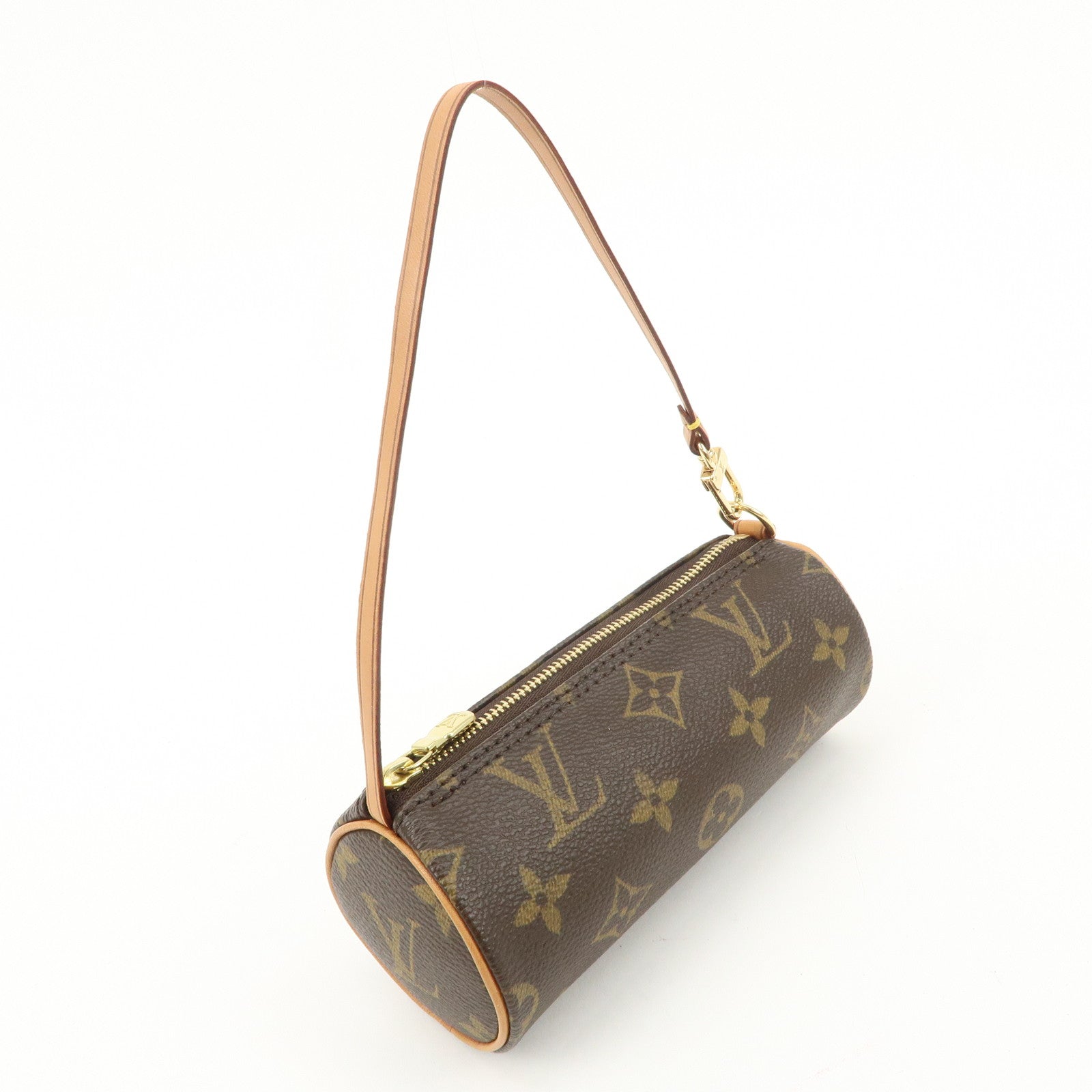 Louis Vuitton Monogram Pouch for Papillon Bag Hand Bag Brown Used