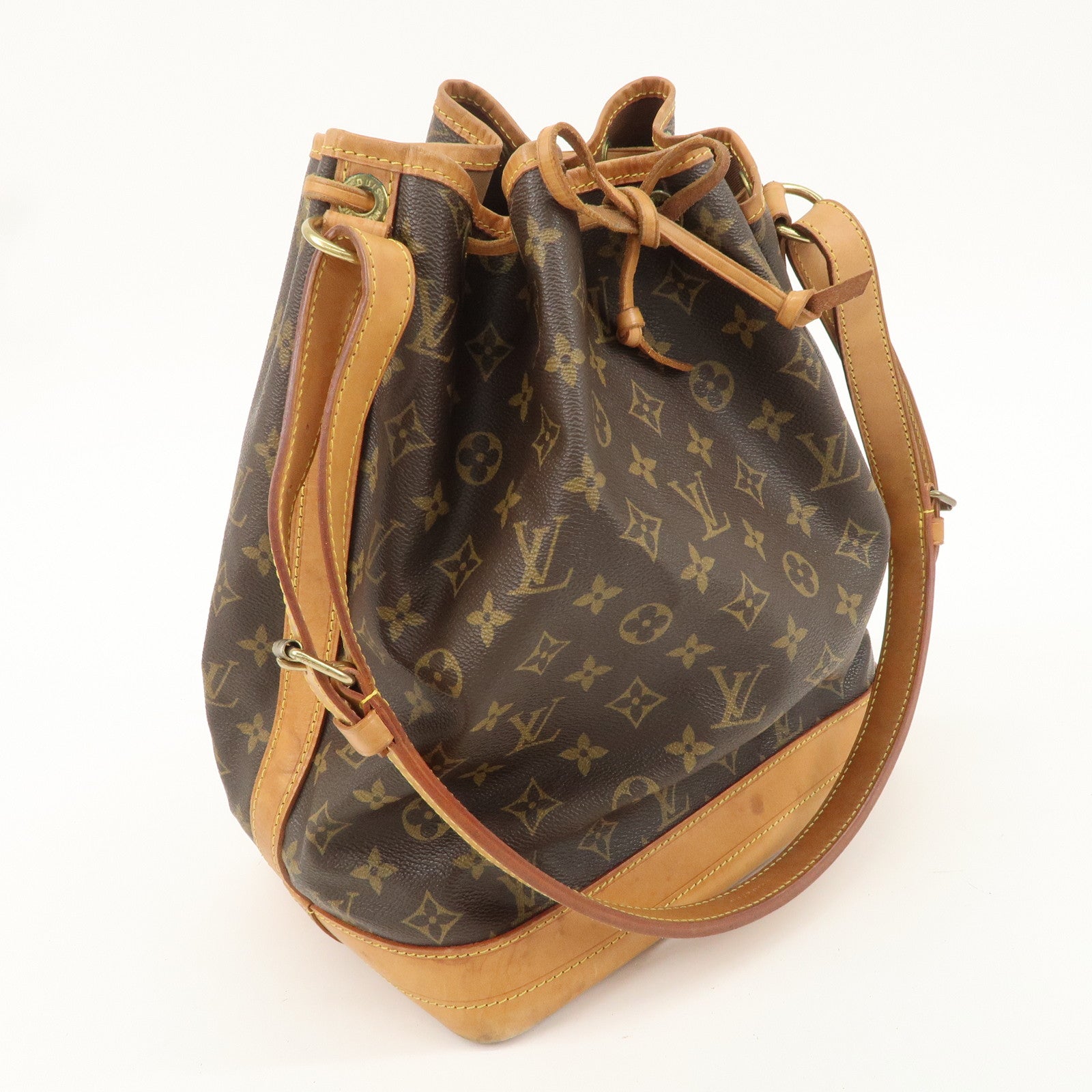 Louis Vuitton Monogram Noe Shoulder Bag Hand Bag Brown M42224