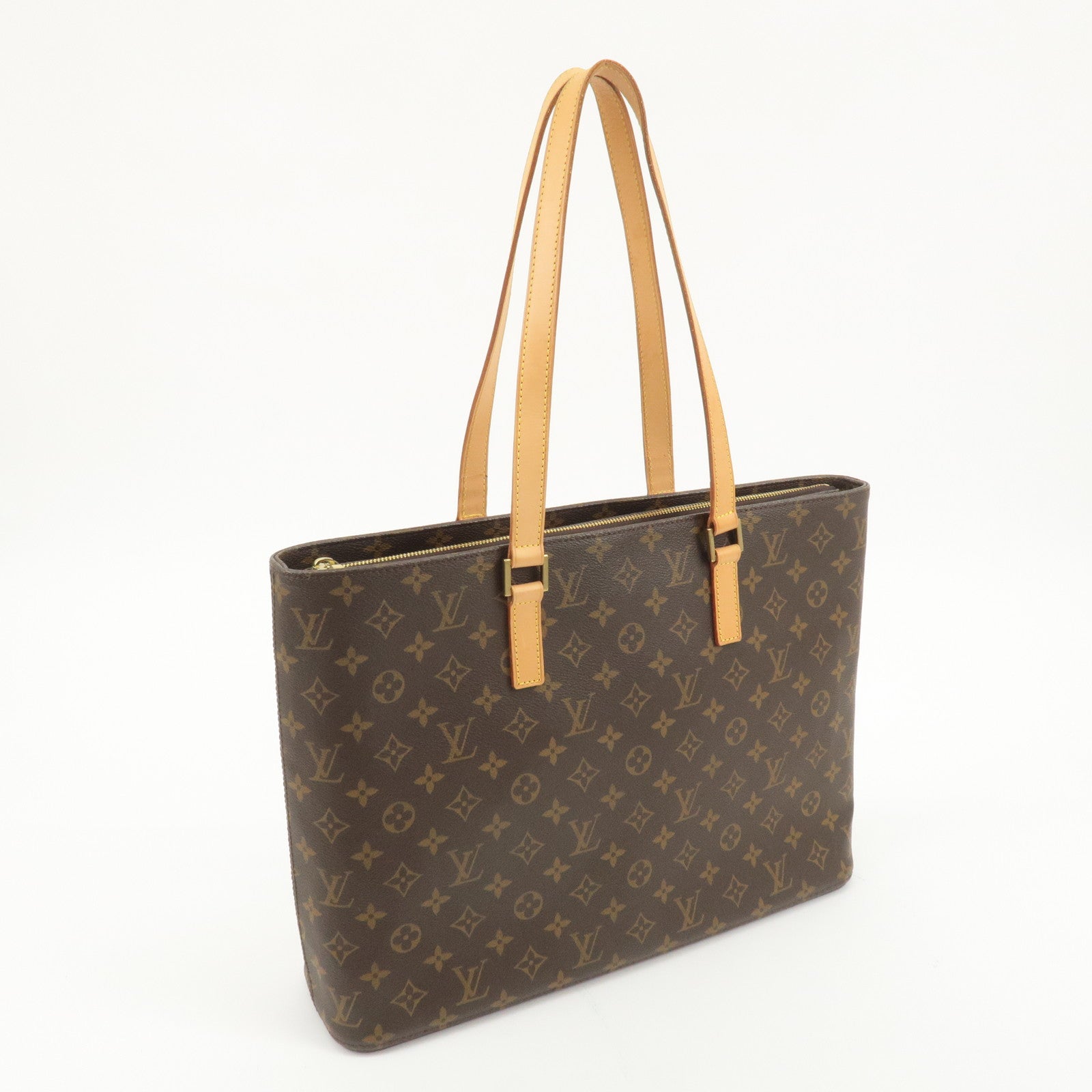 Louis Vuitton Monogram Luco Tote Bag Hand Bag Brown M51155