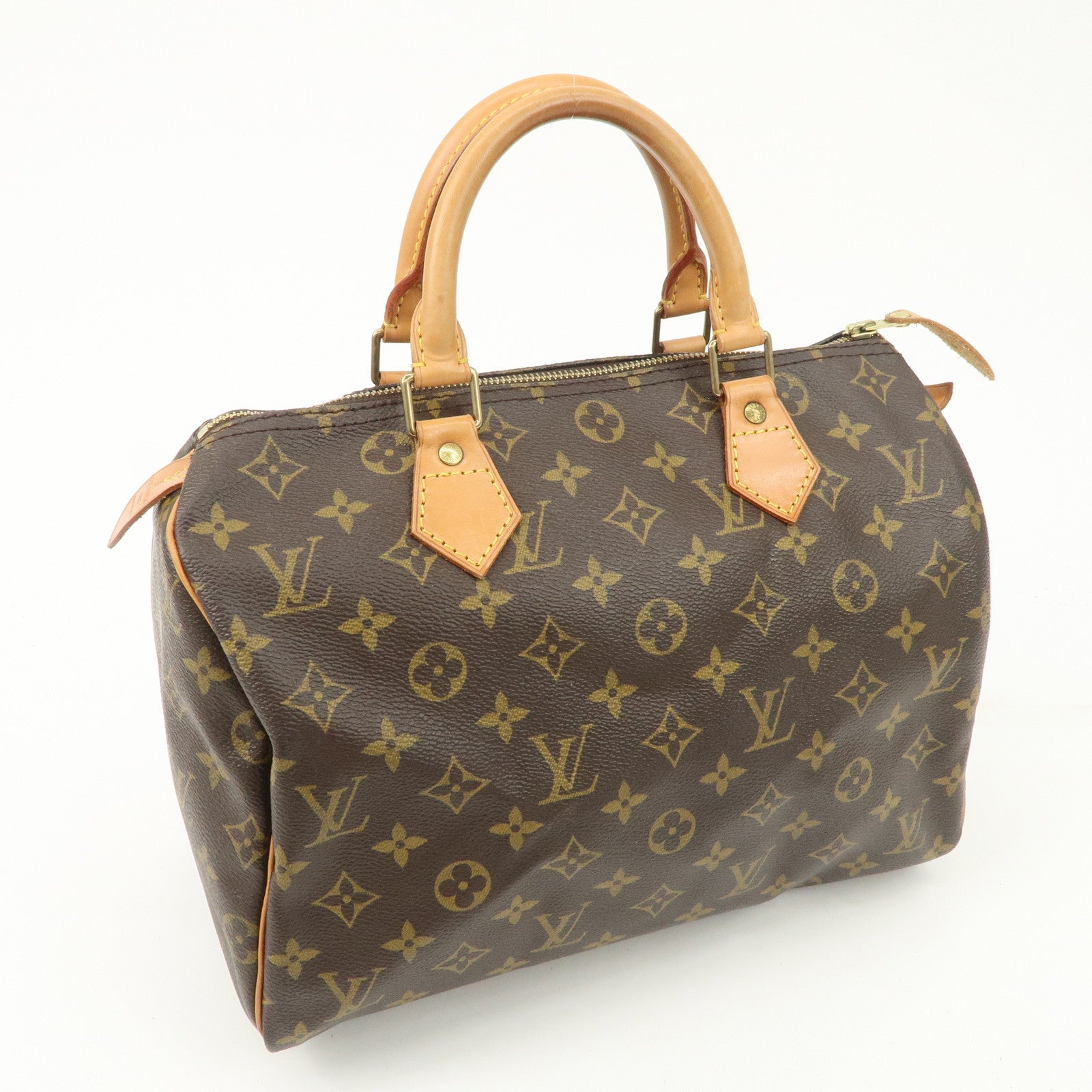 Louis Vuitton Monogram Speedy 30 Hand Bag Boston Bag M41526 Used