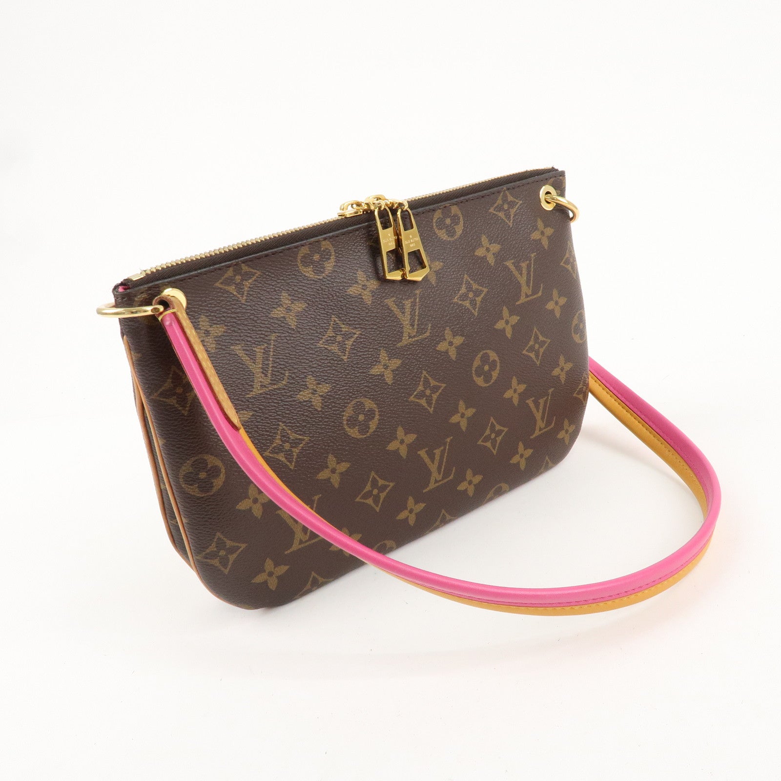 Louis Vuitton Monogram Lorette Shoulder Bag Hot Pink M44053