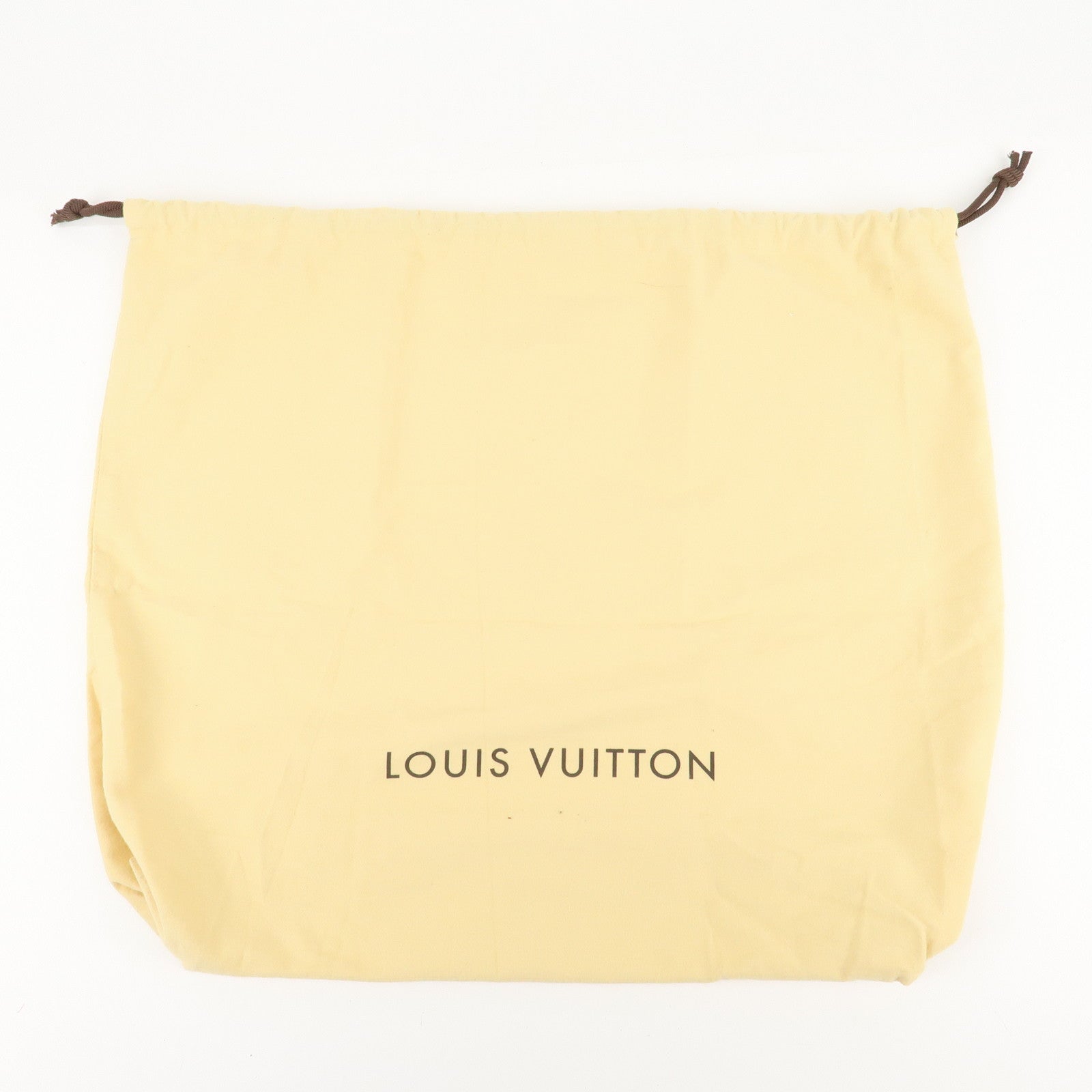 Louis Vuitton Set of 10 Dust Bag Storage Bag Drawstring Beige Used