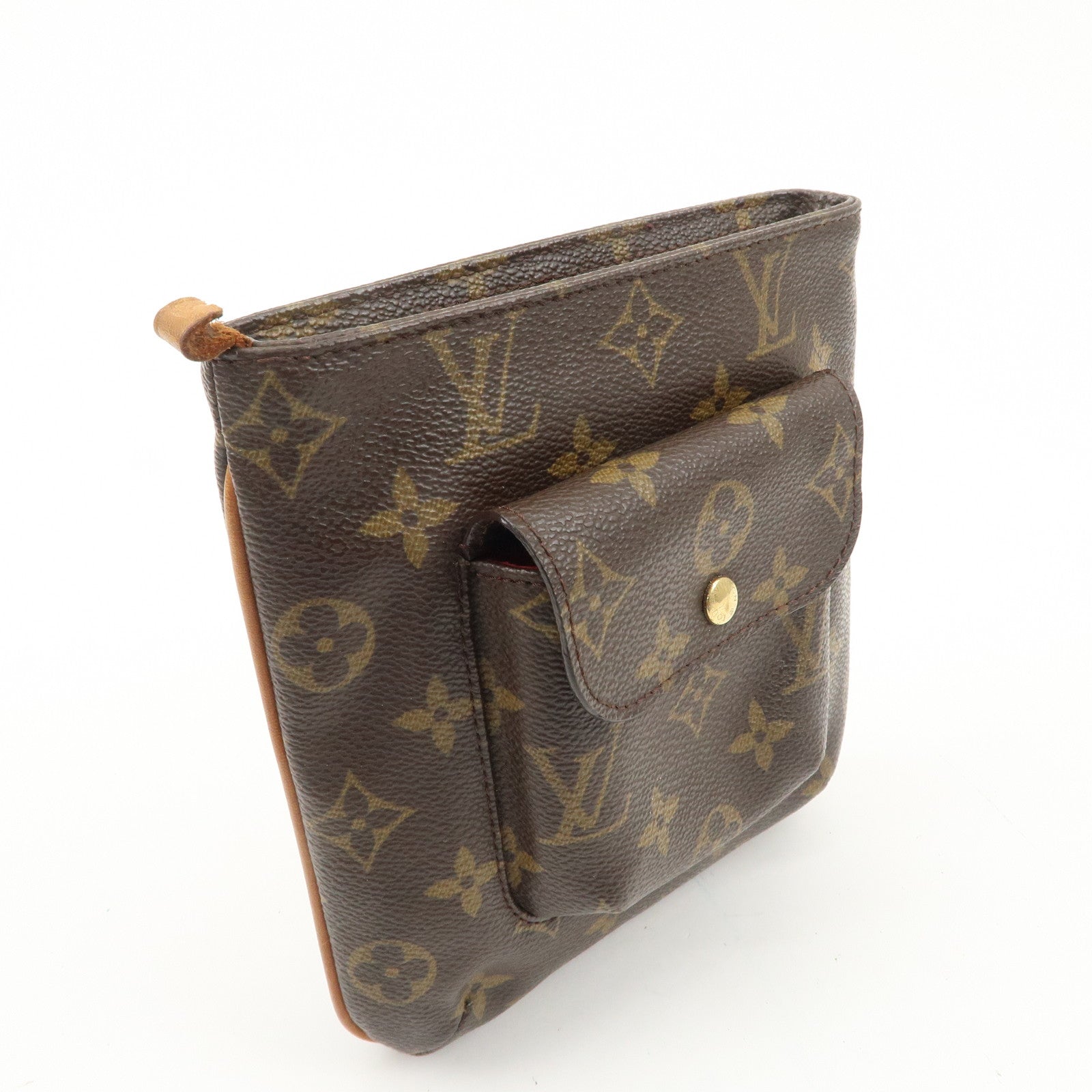 Louis Vuitton Monogram Partition Pouch Clutch Bag M51901 Used