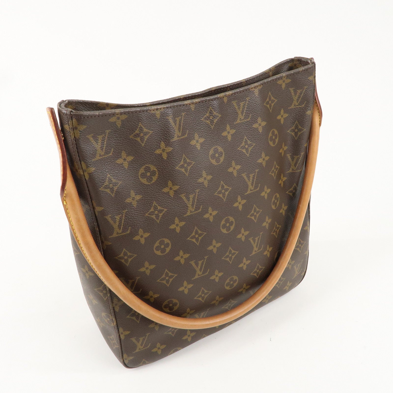 Louis Vuitton Monogram Looping GM Shoulder Bag Brown M51145