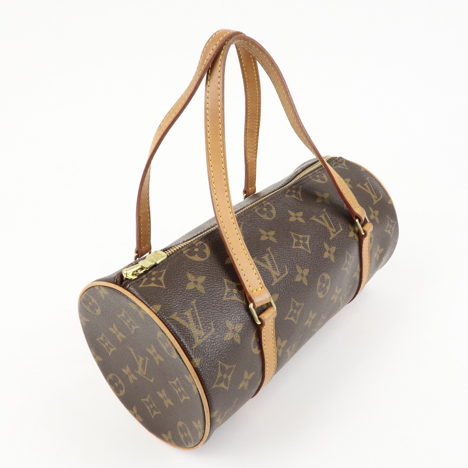 Louis Vuitton Monogram Papillon 26 Hand Bag Brown M51386 Used