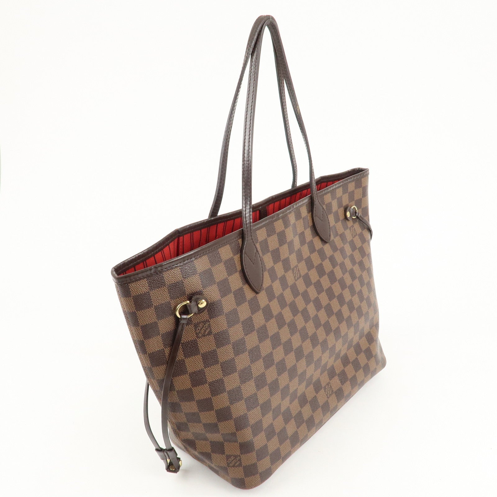 Louis Vuitton Damier Ebene Neverfull MM Tote Bag N41358 Used