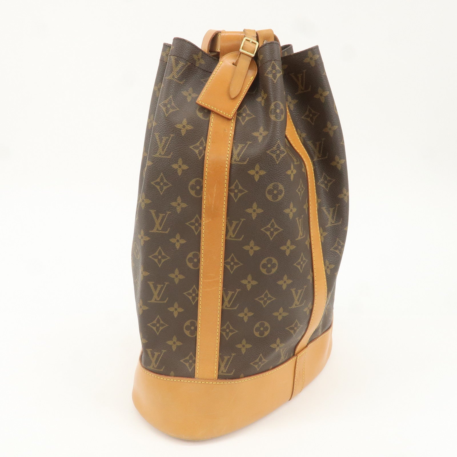 Louis Vuitton Monogram Randonee GM Laundry Bag Brown M42244