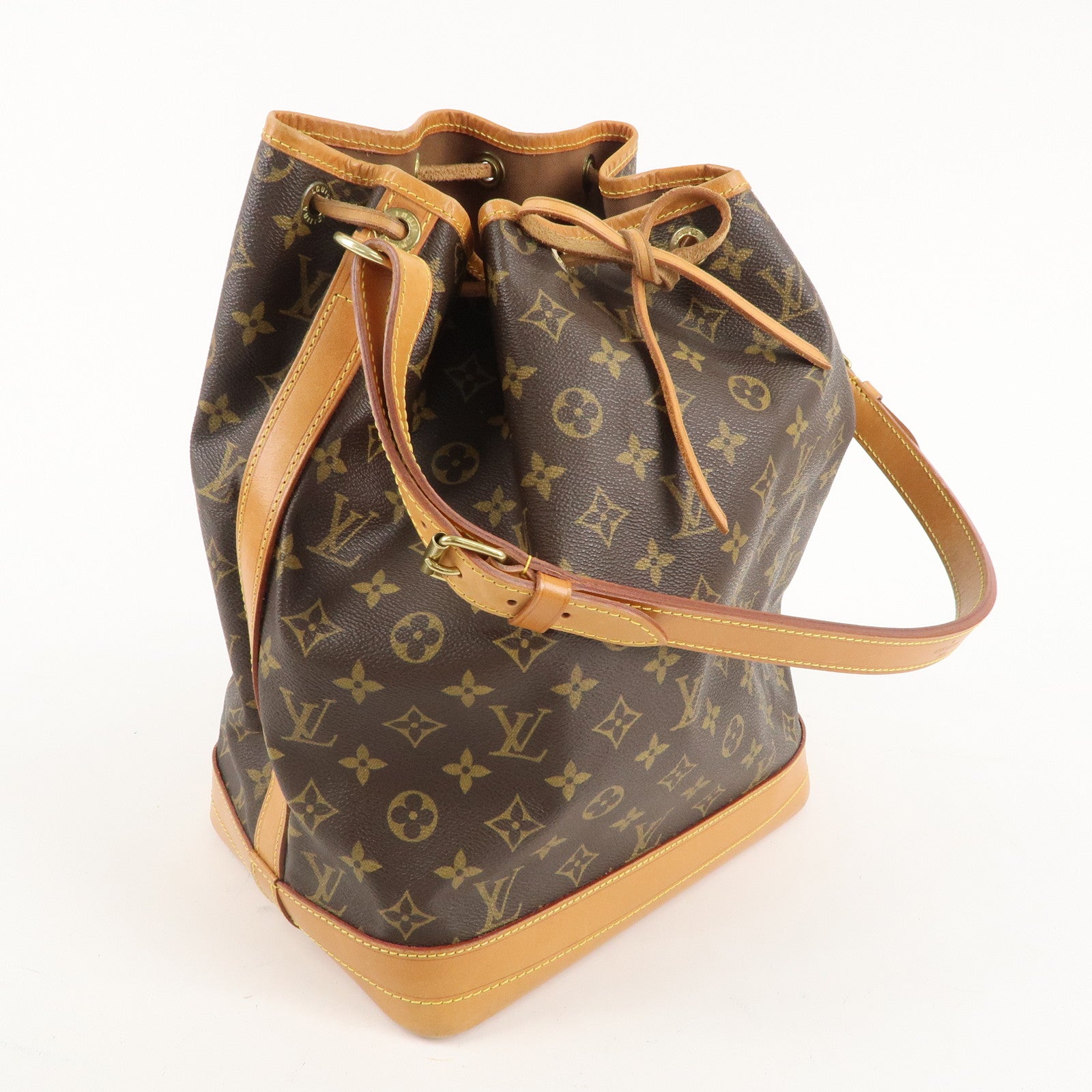 Louis Vuitton Monogram Noe Shoulder Bag Hand Bag Brown M42224