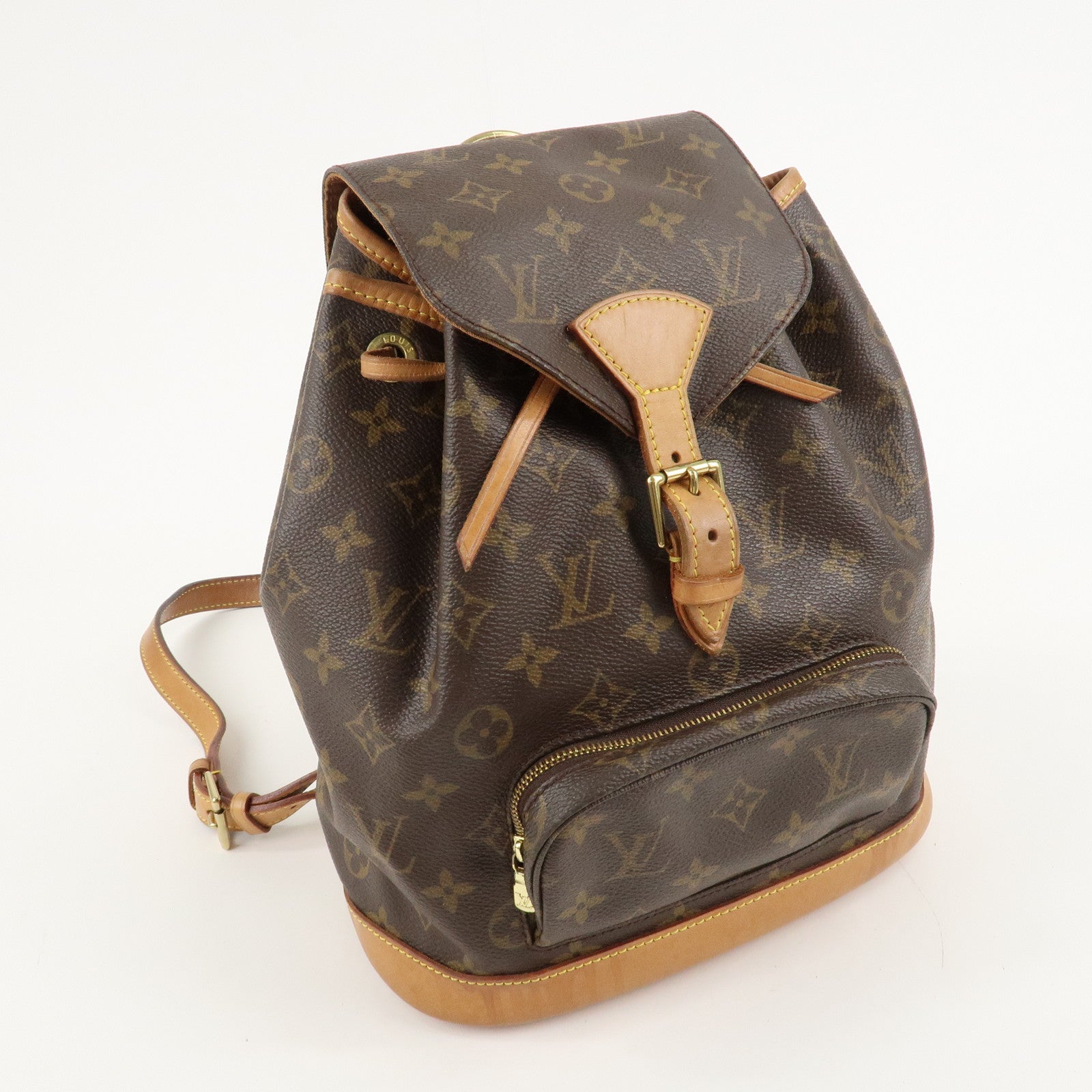 Louis Vuitton Monogram Montsouris MM Back Pack Bag M51136