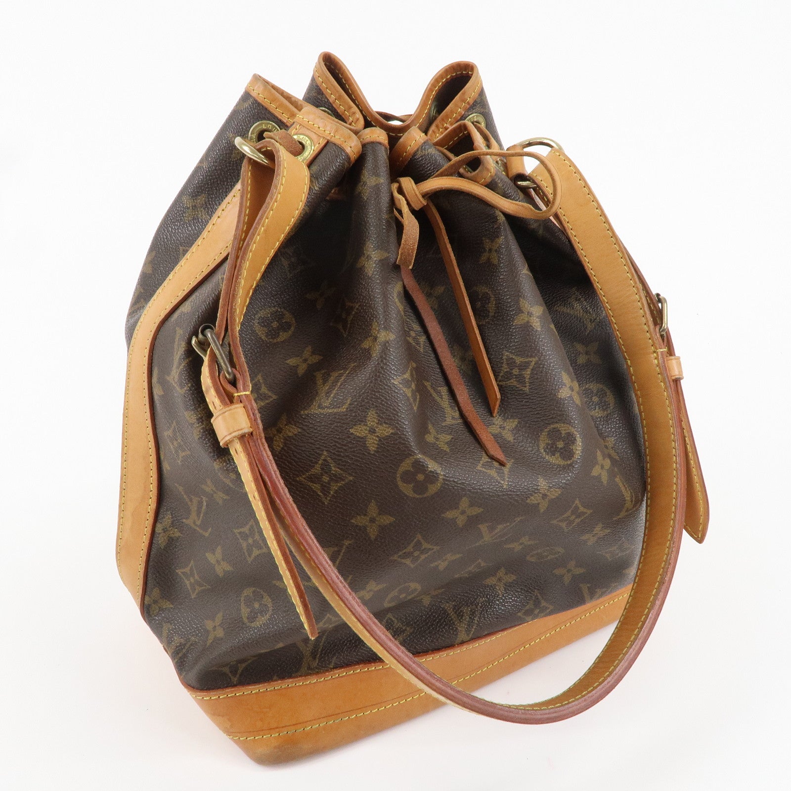 Louis Vuitton Monogram Noe Shoulder Bag Brown M42224