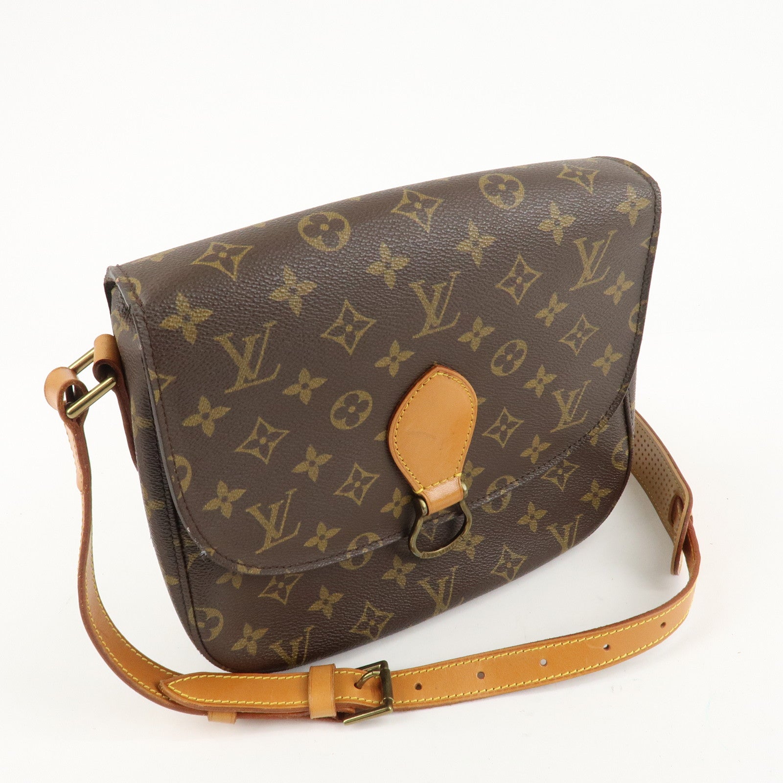 Louis Vuitton Monogram Saint Cloud GM Shoulder Bag Brown M51242