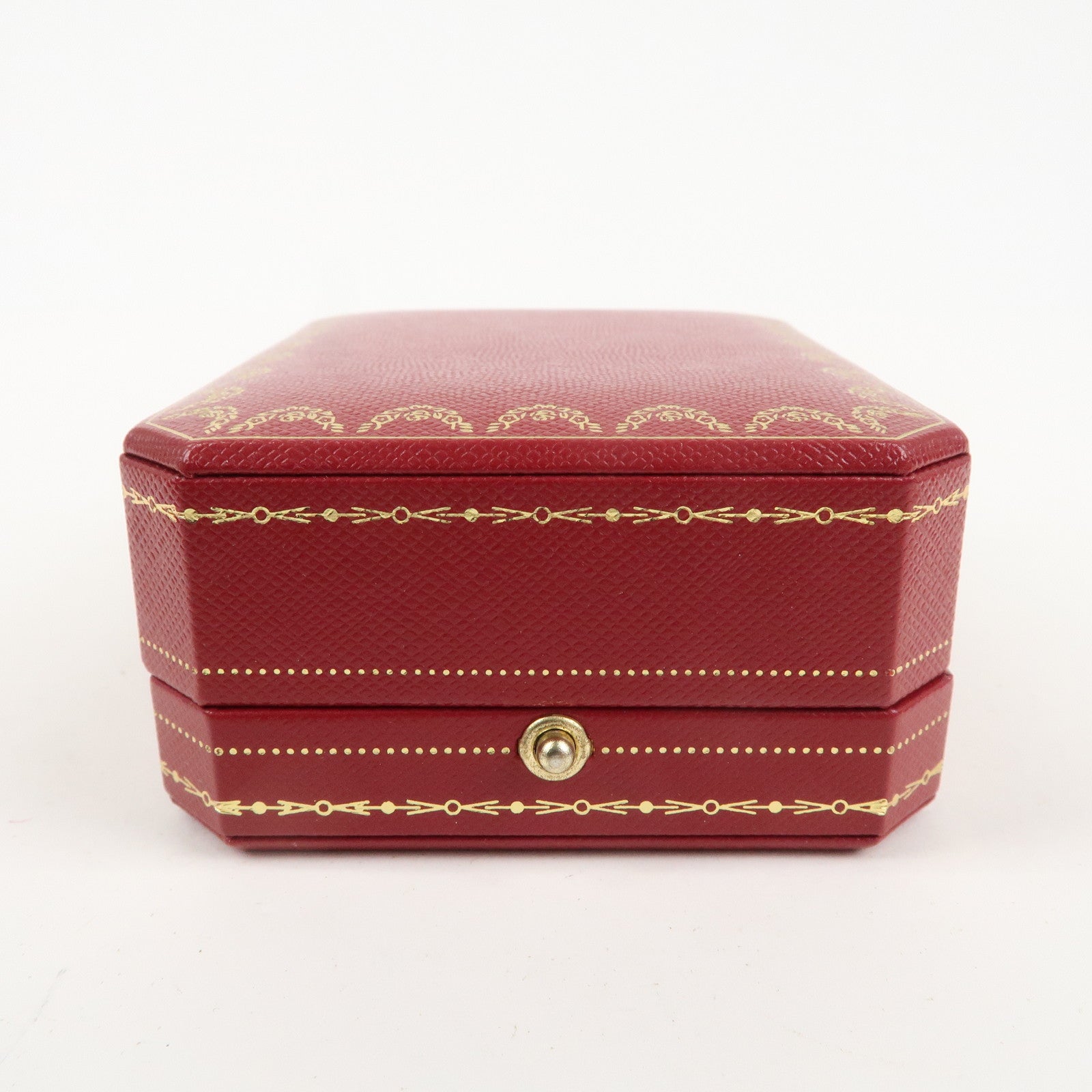 Cartier Set of 2 Pair Ring Box Display Box Jewelry Box Red