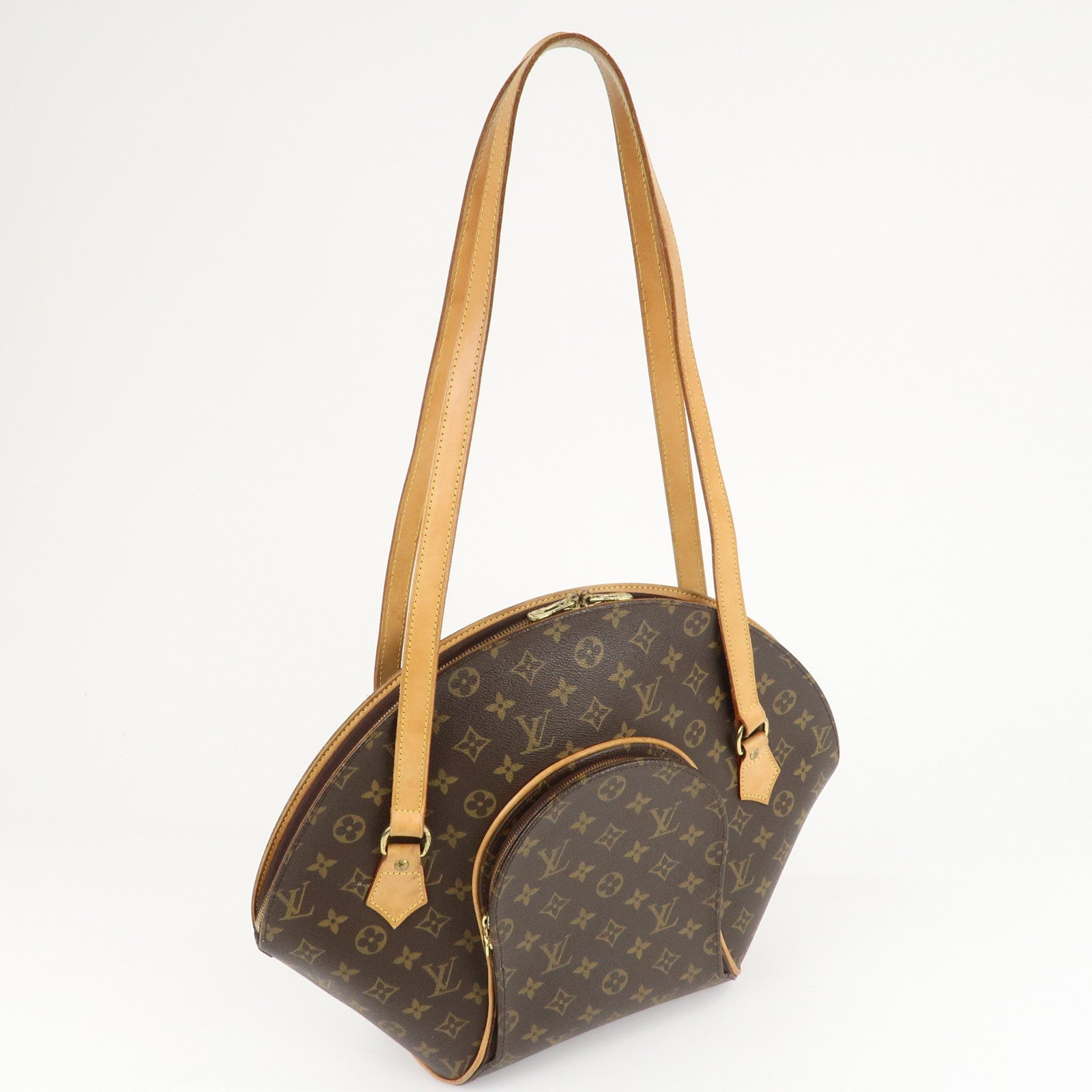 Louis Vuitton Monogram Ellipse Shopping Shoulder Bag Brown M51128